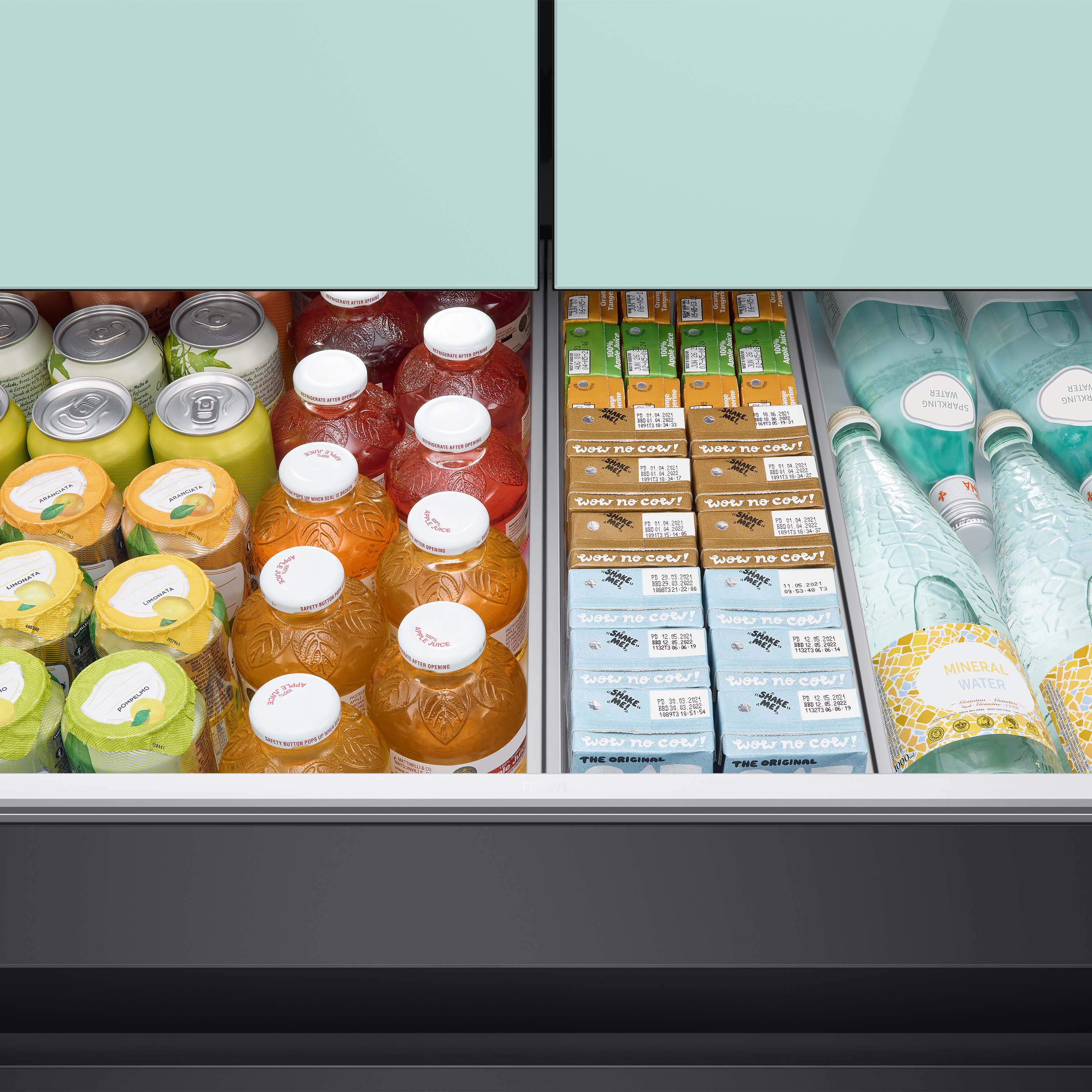 Refrigerador Francés con Dispensador de Agua y Puerta en Puerta Samsung Bespoke de 28.8 pies cúbicos con Ice Maker Doble y Compatibilidad Inteligente, Certificado ENERGY STAR Profundidad Estándar de 4 Puertas (Paneles se Venden por Separado) RF29BB8600AP