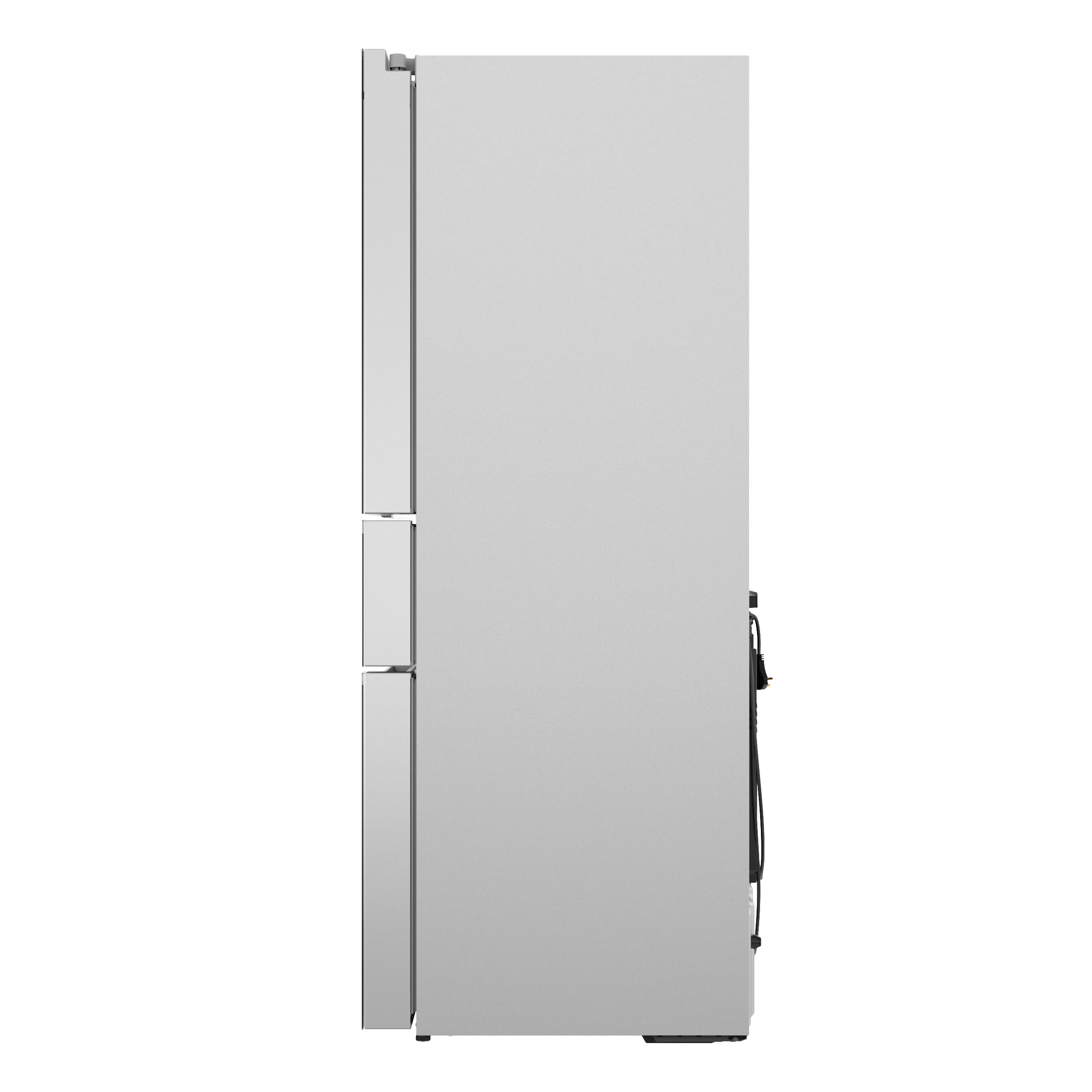 Refrigerador Bosch de Puerta Francesa de 4 Puertas de la Serie 800 de 21 pies cúbicos con Fabricador de Hielo (Acero Inoxidable) Certificado ENERGY STAR B36CL81ENG