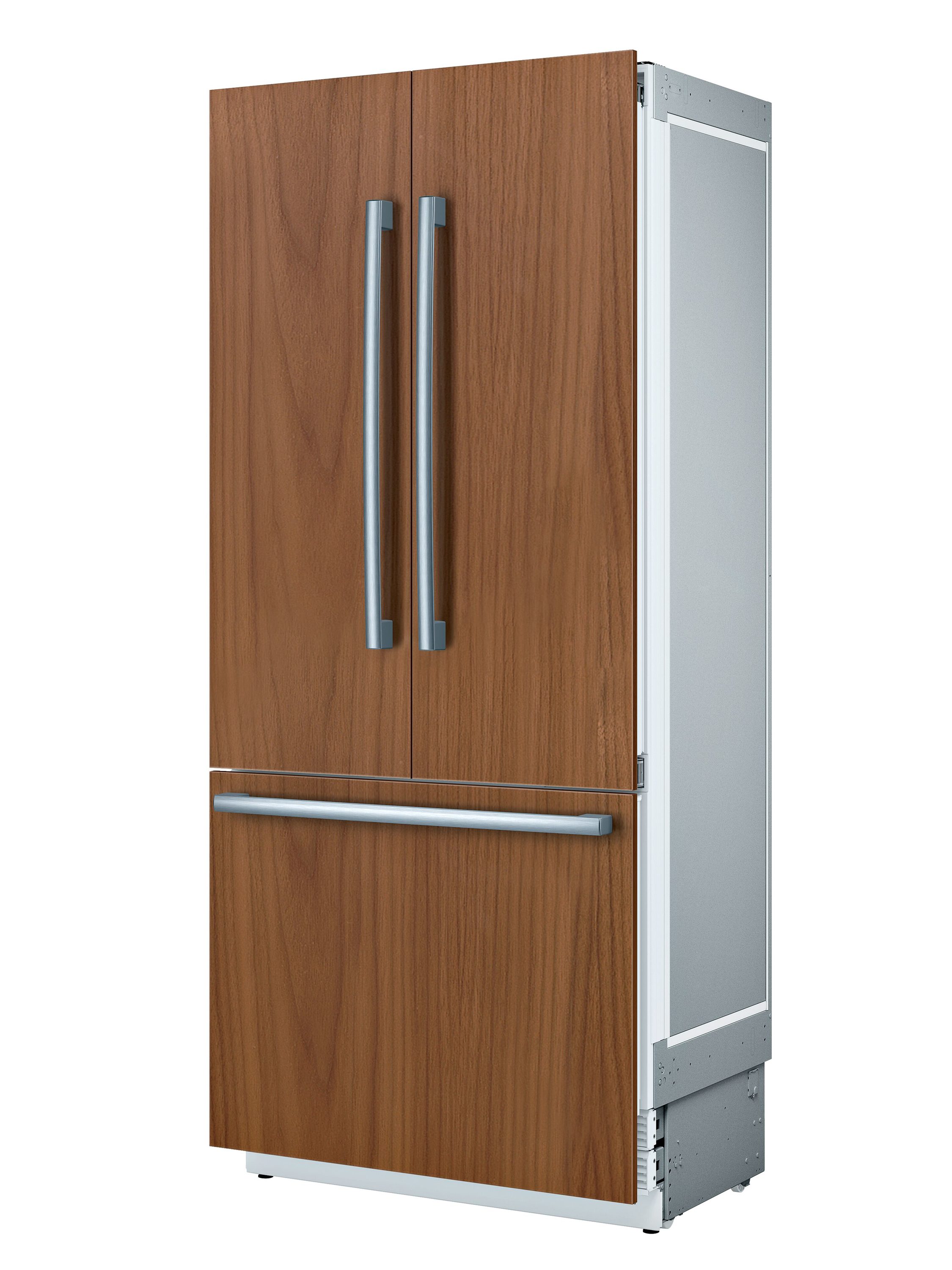 Refrigerador empotrado de puerta francesa de 19.4 pies cúbicos de la serie Bosch Counter-Depth Benchmark con fabricador de hielo (Multi) Certificado ENERGY STAR B36IT905NP