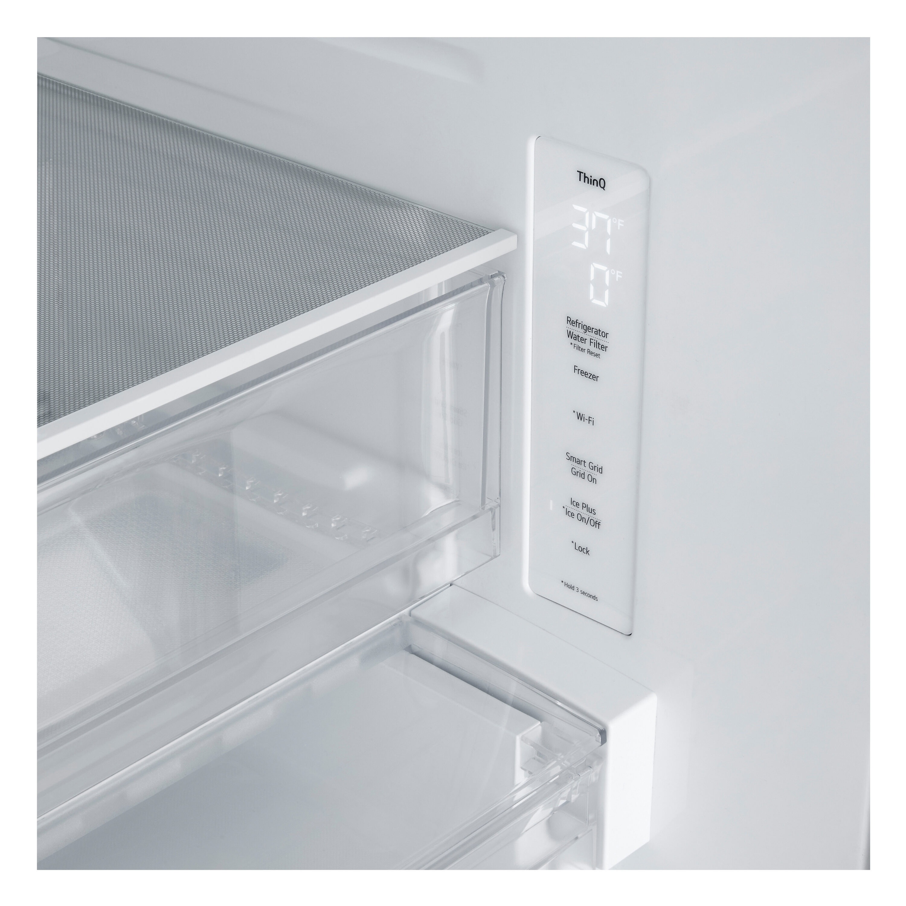 Refrigerador de Puertas Francesas LG con Hielera - 25.1 pies cúbicos, Profundidad Estándar, Compatible con Smart - Acero Inoxidable Resistente a las Manchas ( PrintProof ) Certificado ENERGY STAR LF25H6200S