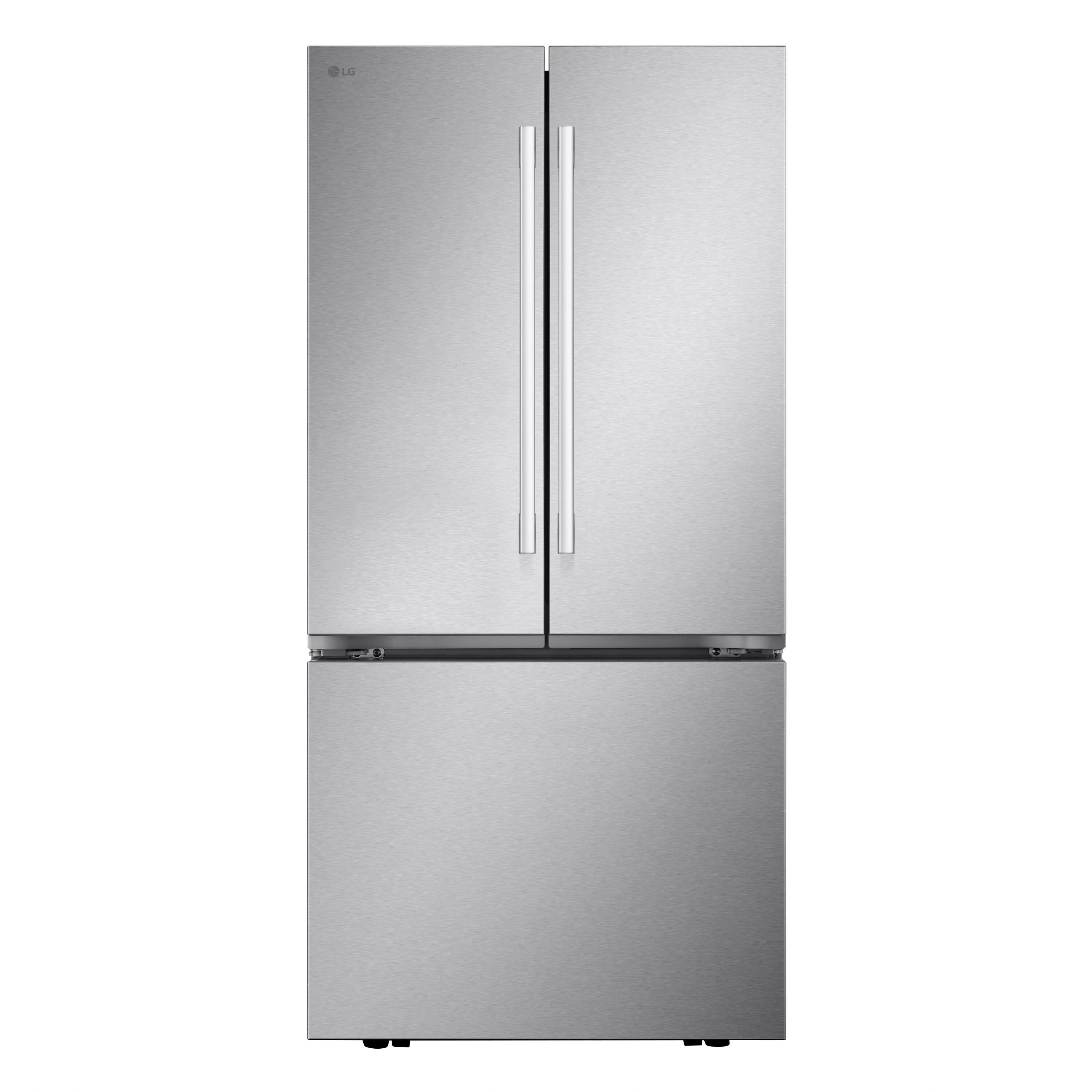 Refrigerador de Puertas Francesas LG con Hielera - 25.1 pies cúbicos, Profundidad Estándar, Compatible con Smart - Acero Inoxidable Resistente a las Manchas ( PrintProof ) Certificado ENERGY STAR LF25H6200S