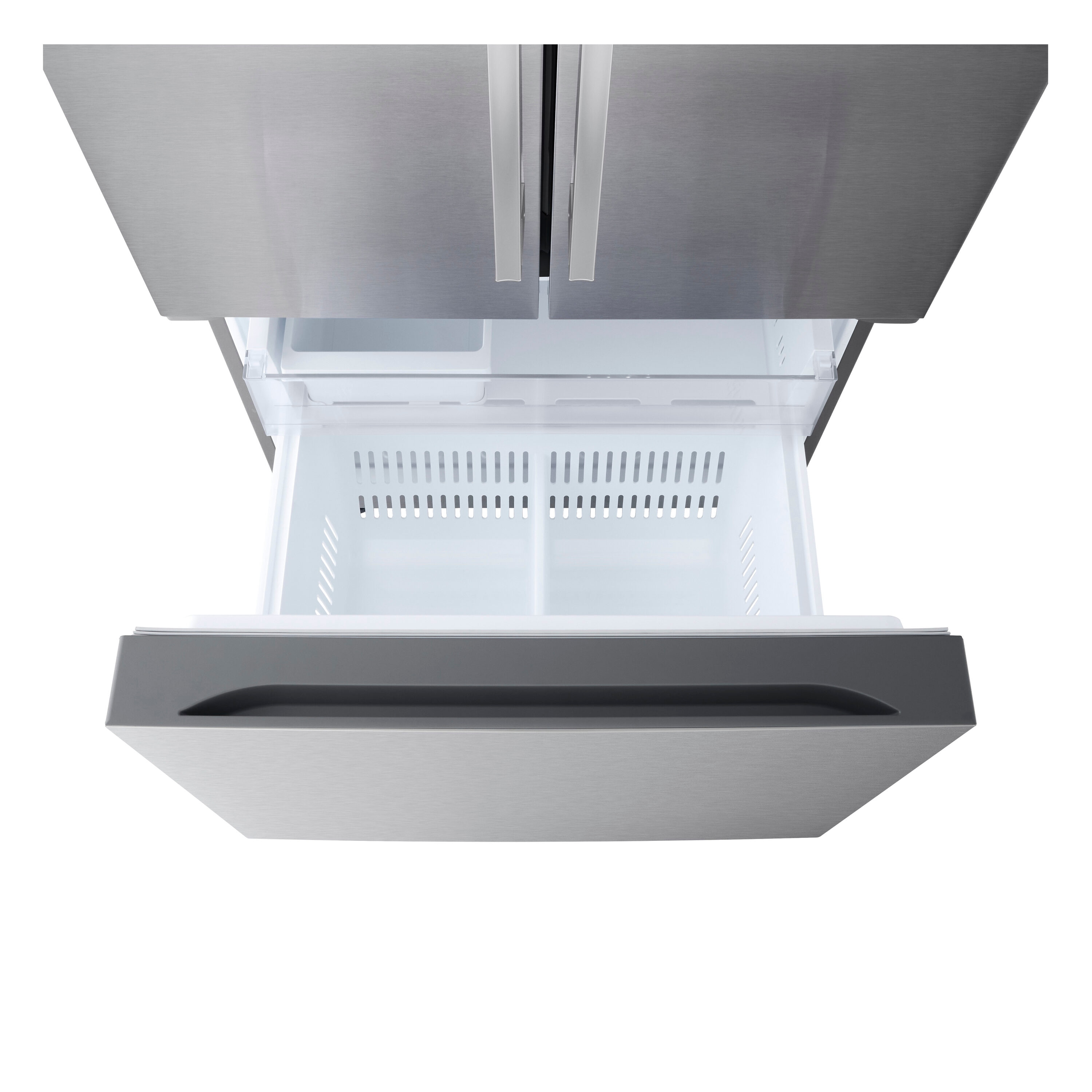 Refrigerador de Puertas Francesas LG con Hielera - 25.1 pies cúbicos, Profundidad Estándar, Compatible con Smart - Acero Inoxidable Resistente a las Manchas ( PrintProof ) Certificado ENERGY STAR LF25H6200S