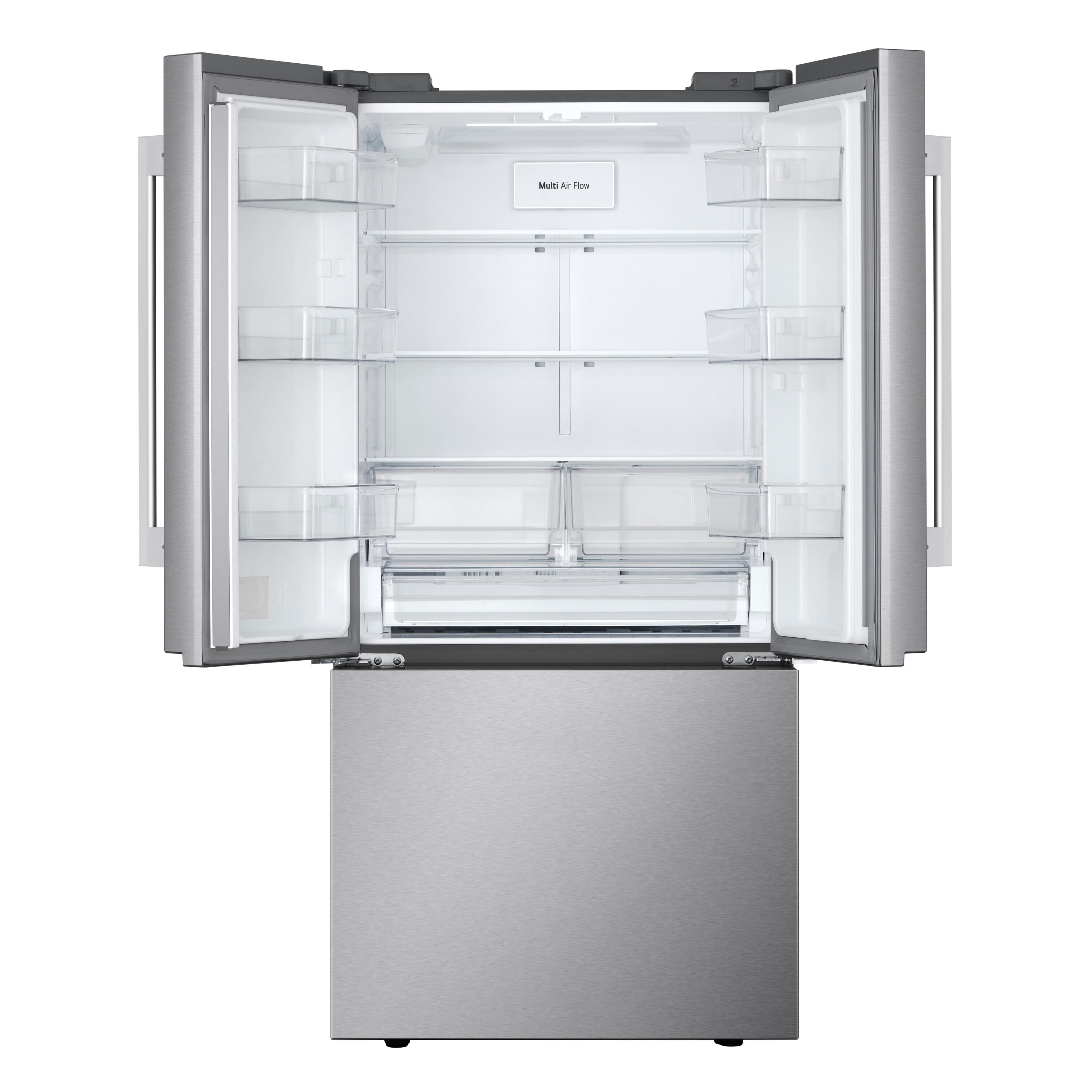 Refrigerador de Puertas Francesas LG con Hielera - 25.1 pies cúbicos, Profundidad Estándar, Compatible con Smart - Acero Inoxidable Resistente a las Manchas ( PrintProof ) Certificado ENERGY STAR LF25H6200S