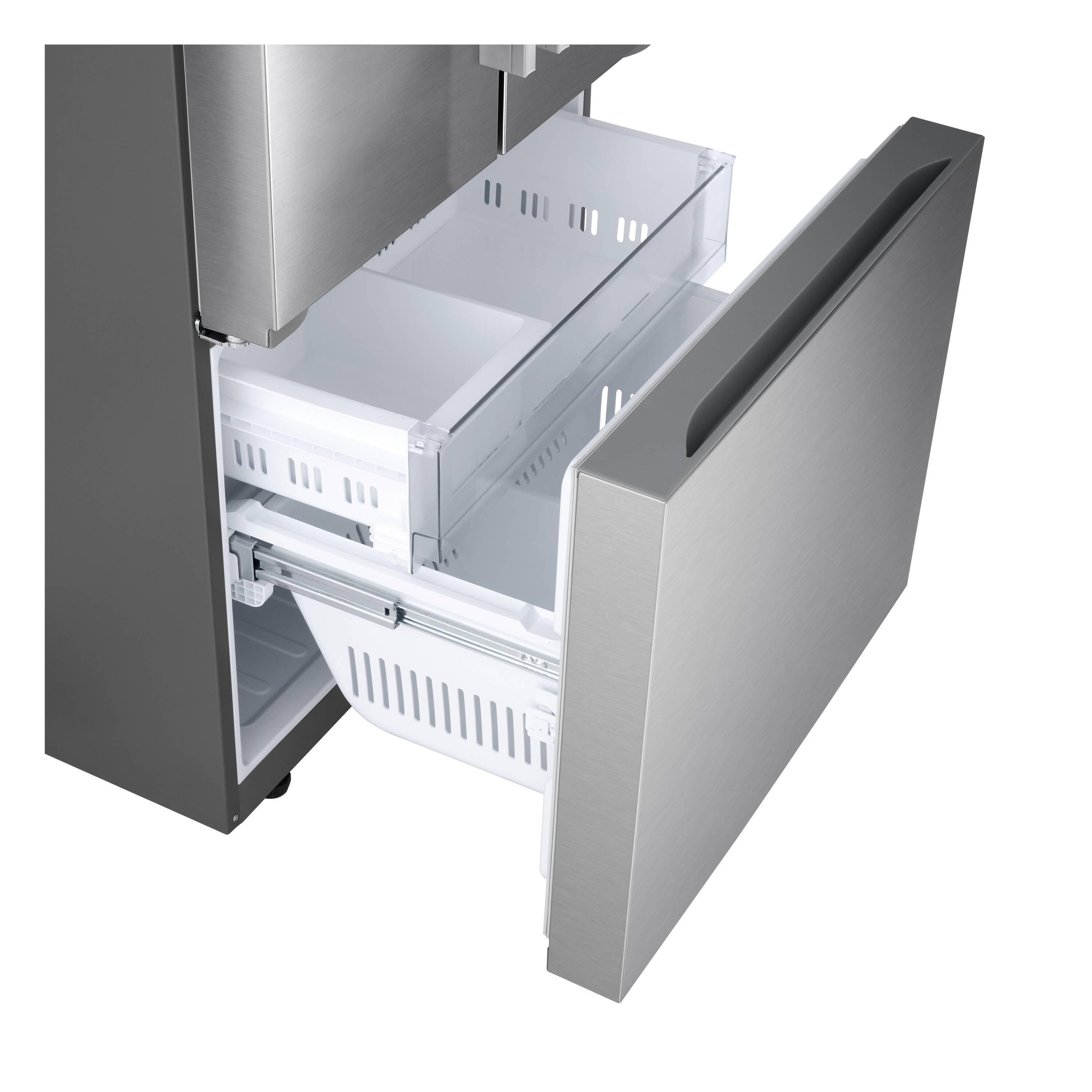 Refrigerador de Puertas Francesas LG con Hielera - 25.1 pies cúbicos, Profundidad Estándar, Compatible con Smart - Acero Inoxidable Resistente a las Manchas ( PrintProof ) Certificado ENERGY STAR LF25H6200S