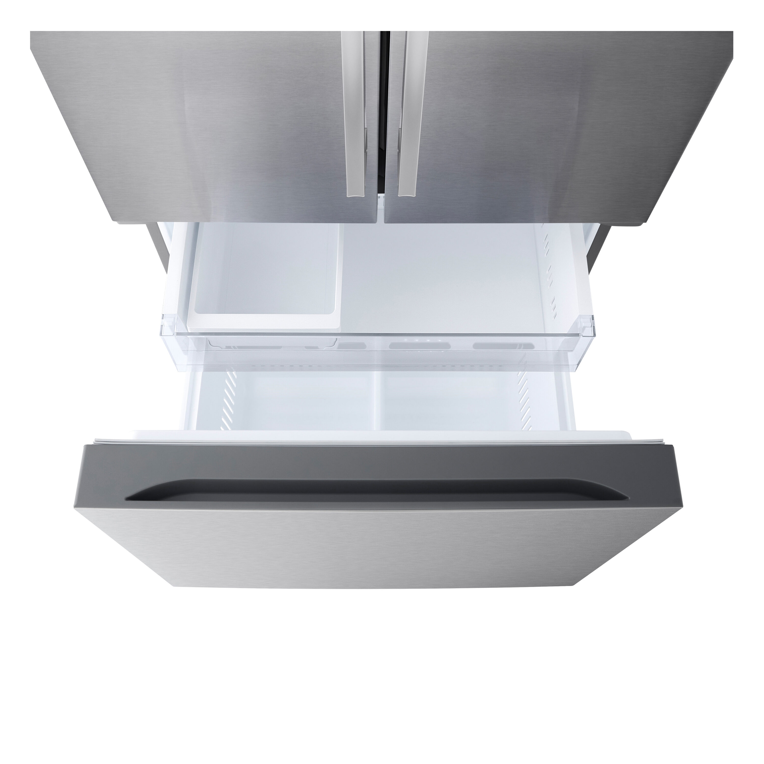 Refrigerador de Puertas Francesas LG con Hielera - 25.1 pies cúbicos, Profundidad Estándar, Compatible con Smart - Acero Inoxidable Resistente a las Manchas ( PrintProof ) Certificado ENERGY STAR LF25H6200S