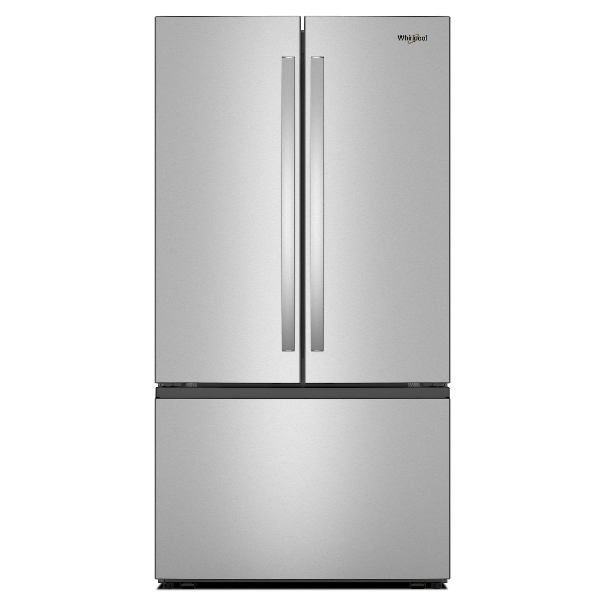 Refrigerador de Puertas Francesas Whirlpool de 30.53 pies cúbicos con Fabricador de Hielo (Acabado de Acero Inoxidable Resistente a Huellas Dactilares) CERTIFICADO ENERGY STAR WRFF3136SZ
