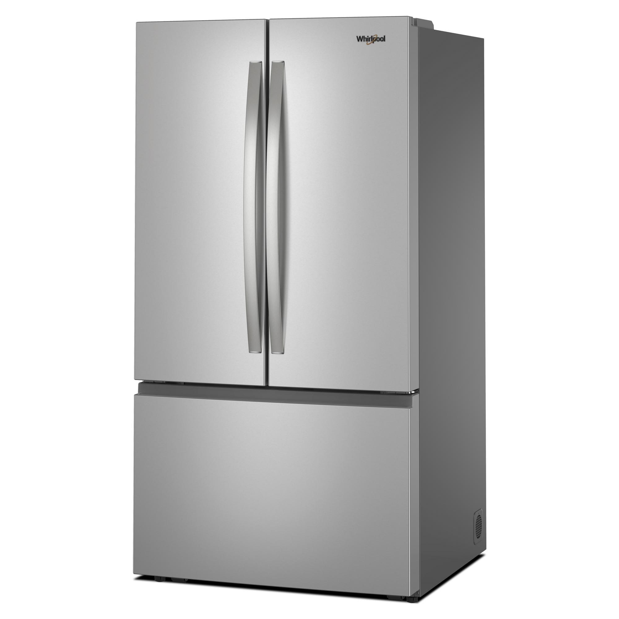 Refrigerador de Puertas Francesas Whirlpool de 30.53 pies cúbicos con Fabricador de Hielo (Acabado de Acero Inoxidable Resistente a Huellas Dactilares) CERTIFICADO ENERGY STAR WRFF3136SZ