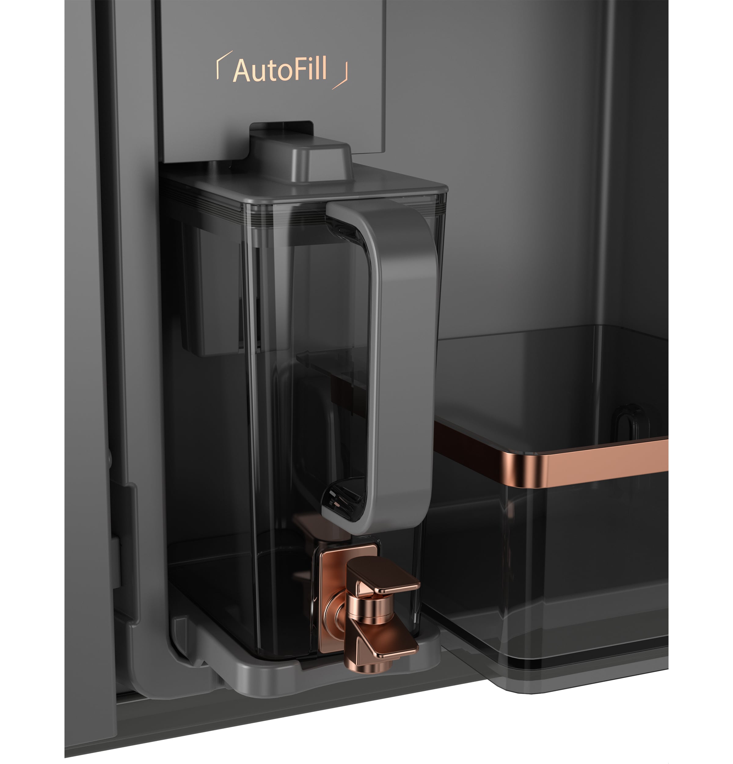 Refrigerador francés de 23.2 pies cúbicos con profundidad de mostrador y 4 puertas, compatible con tecnología Smart, dispensador de agua e hielo (acero inoxidable) certificado ENERGY STAR.