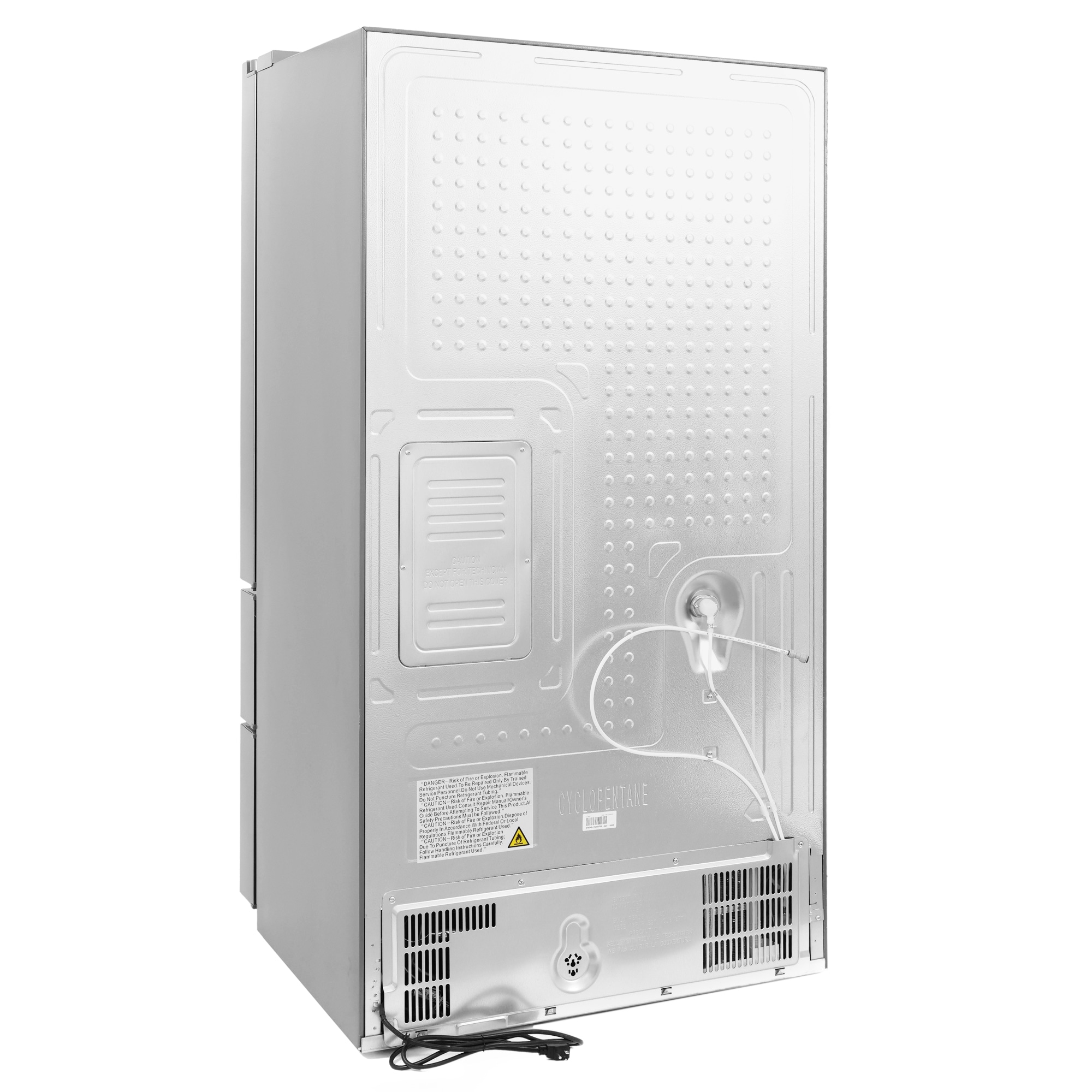 Refrigerador Francés de 4 Puertas con Dispensador de Hielo y Hielera de Acero Inoxidable COS-FDR225RHSS de 22.5 pies cúbicos de Profundidad de Mostrador (Certificado ENERGY STAR)