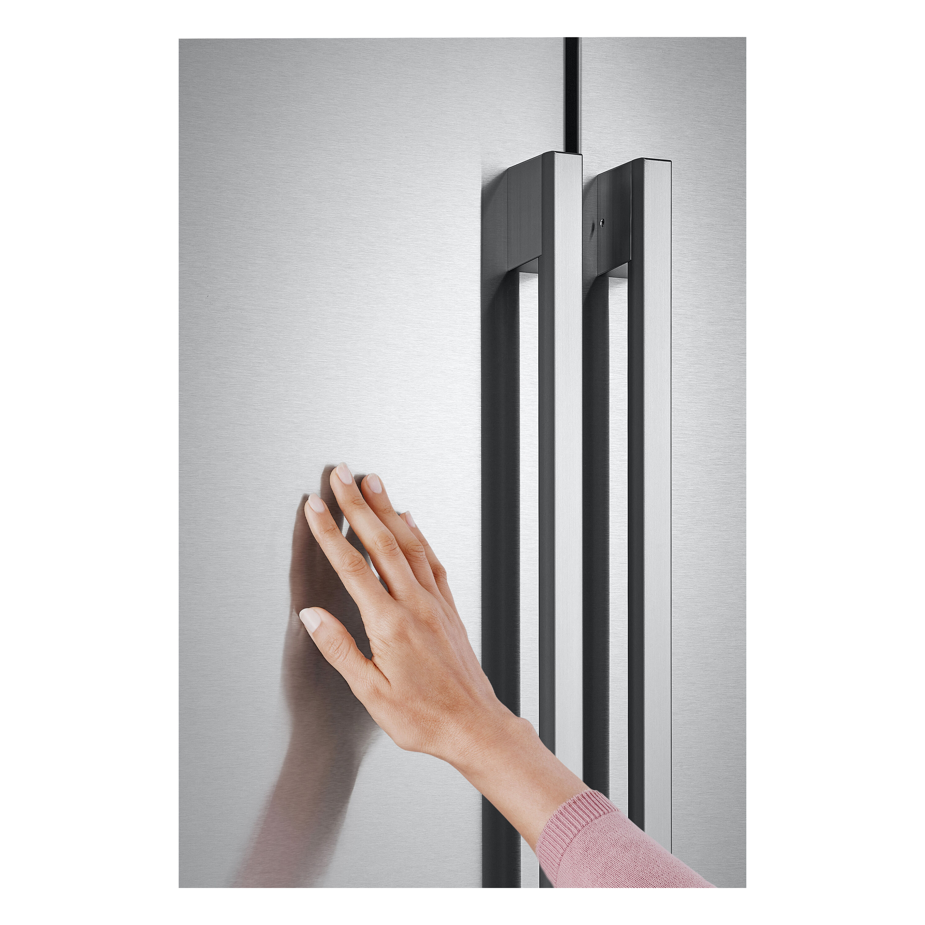 Refrigerador de Puertas Francesas LG STUDIO Counter-Depth de 26.5 pies cúbicos con Fabricador de Hielo y Dispensador de Agua (Acero Inoxidable PrintProof) Compatible con Smart ENERGY STAR Certificado SRFB27S3