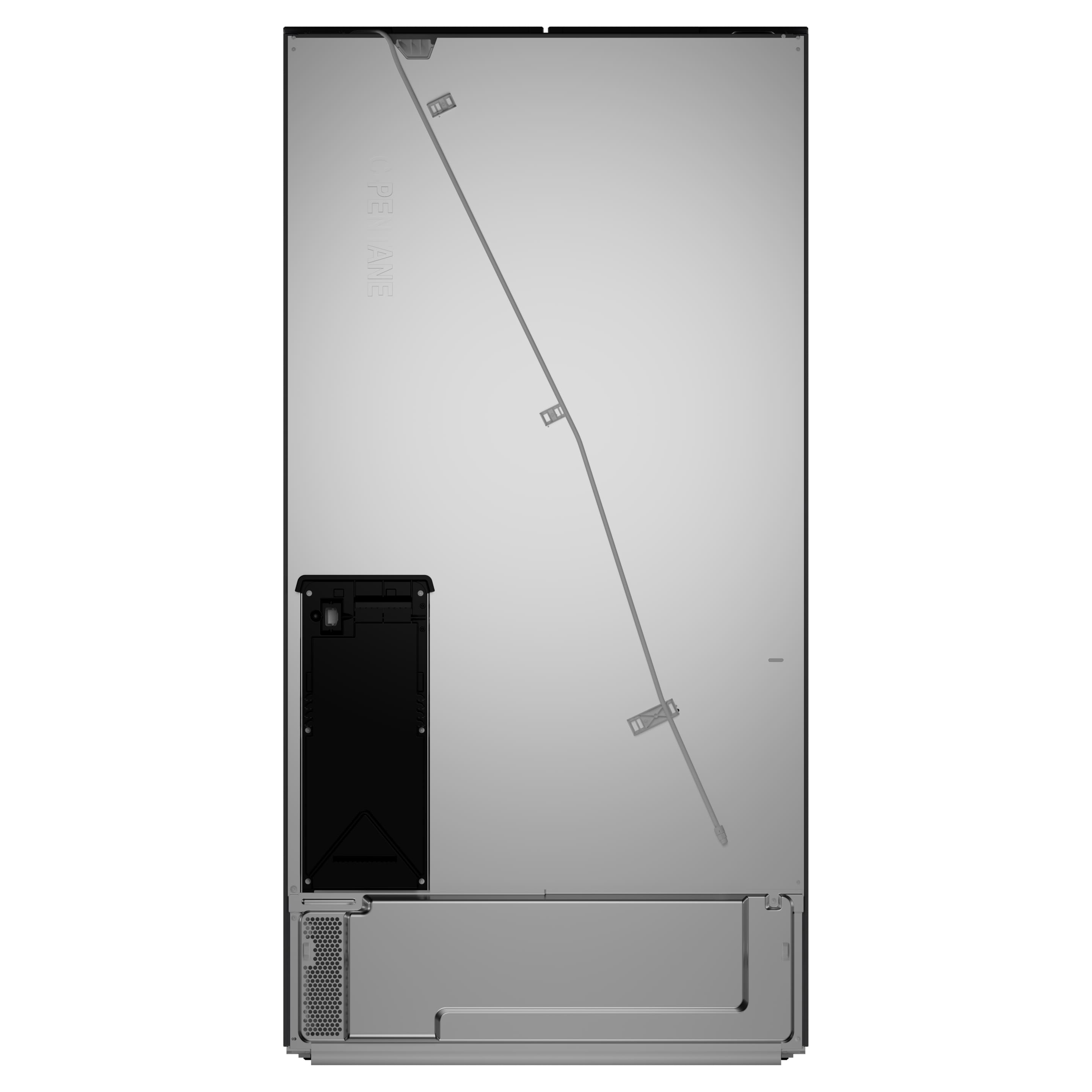 Refrigerador francés Bosch 300 Series de 26 pies cúbicos de profundidad estándar con 3 puertas compatible con tecnología inteligente, fabricador de hielo, dispensador de agua e hielo (acero inoxidable) Certificado ENERGY STAR B36FD31ENS