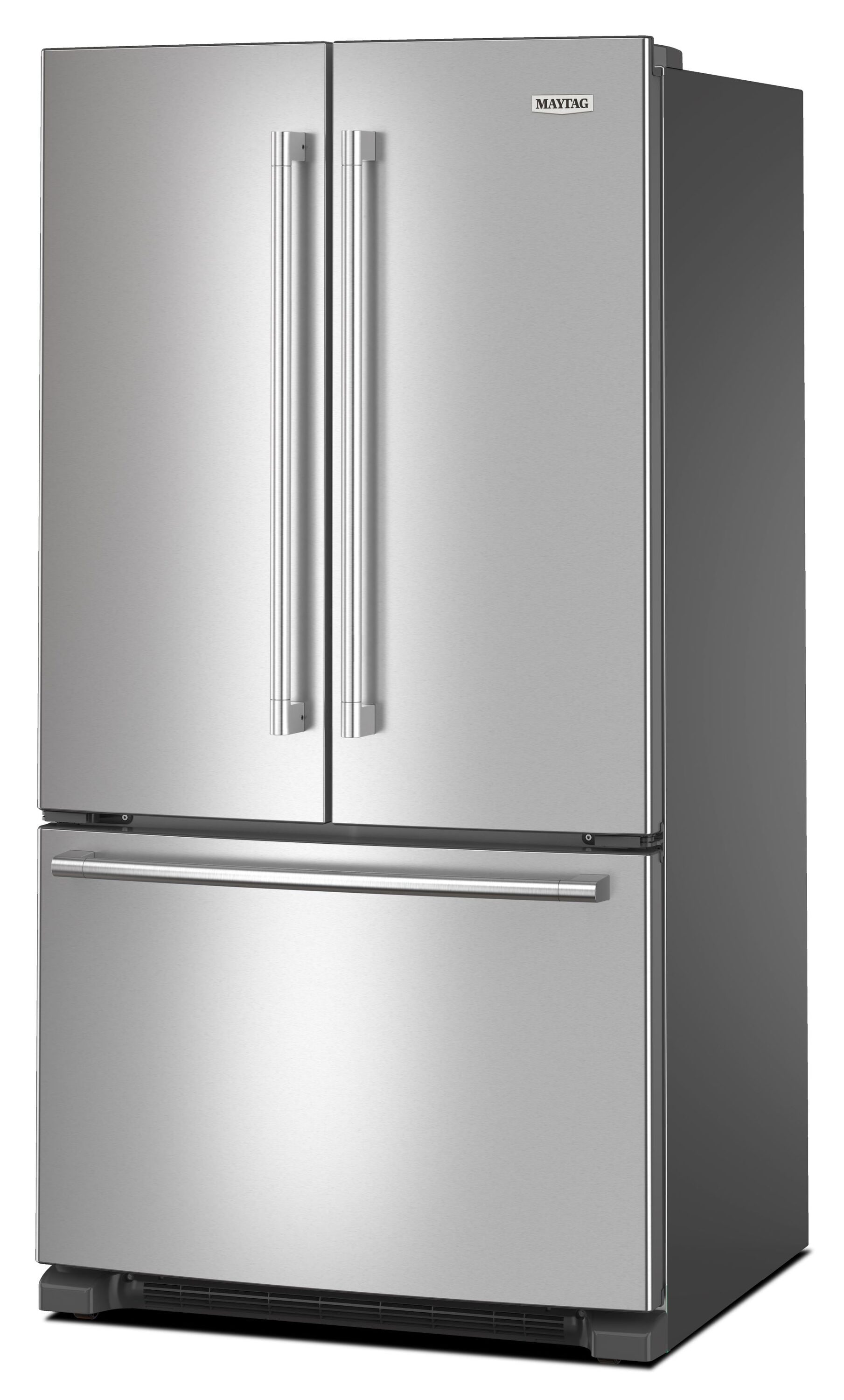 Refrigerador francés de 3 puertas estándar de Maytag con fabricador de hielo de 25.2 pies cúbicos (Acero Inoxidable Resistente a las Huellas Dactilares) MRFF4136RZ