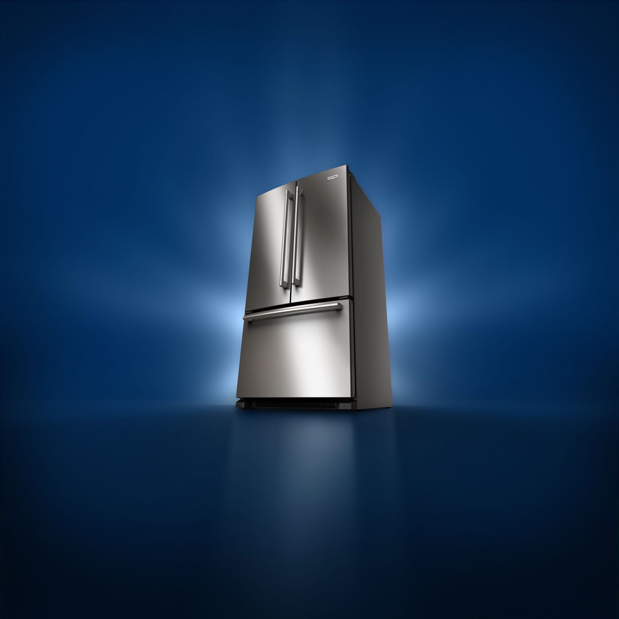 Refrigerador francés de 3 puertas estándar de Maytag con fabricador de hielo de 25.2 pies cúbicos (Acero Inoxidable Resistente a las Huellas Dactilares) MRFF4136RZ