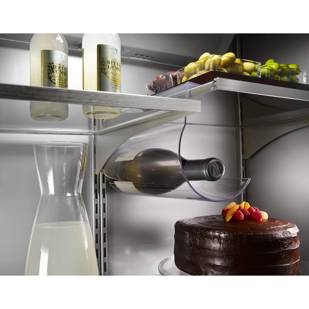 Refrigerador empotrado de puerta francesa estándar de 20.8 pies cúbicos de profundidad estándar de KitchenAid con máquina de hielo (listo para panel) KBFN506EPA
