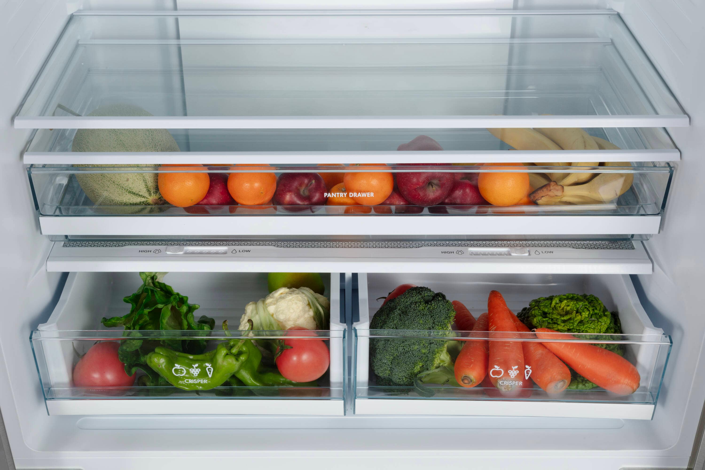 Refrigerador Francés de Puertas Triples Kenmore Counter-Depth de 20.3 pies cúbicos con fabricador de hielo (Acero Inoxidable) Certificado por ENERGY STAR 4675515