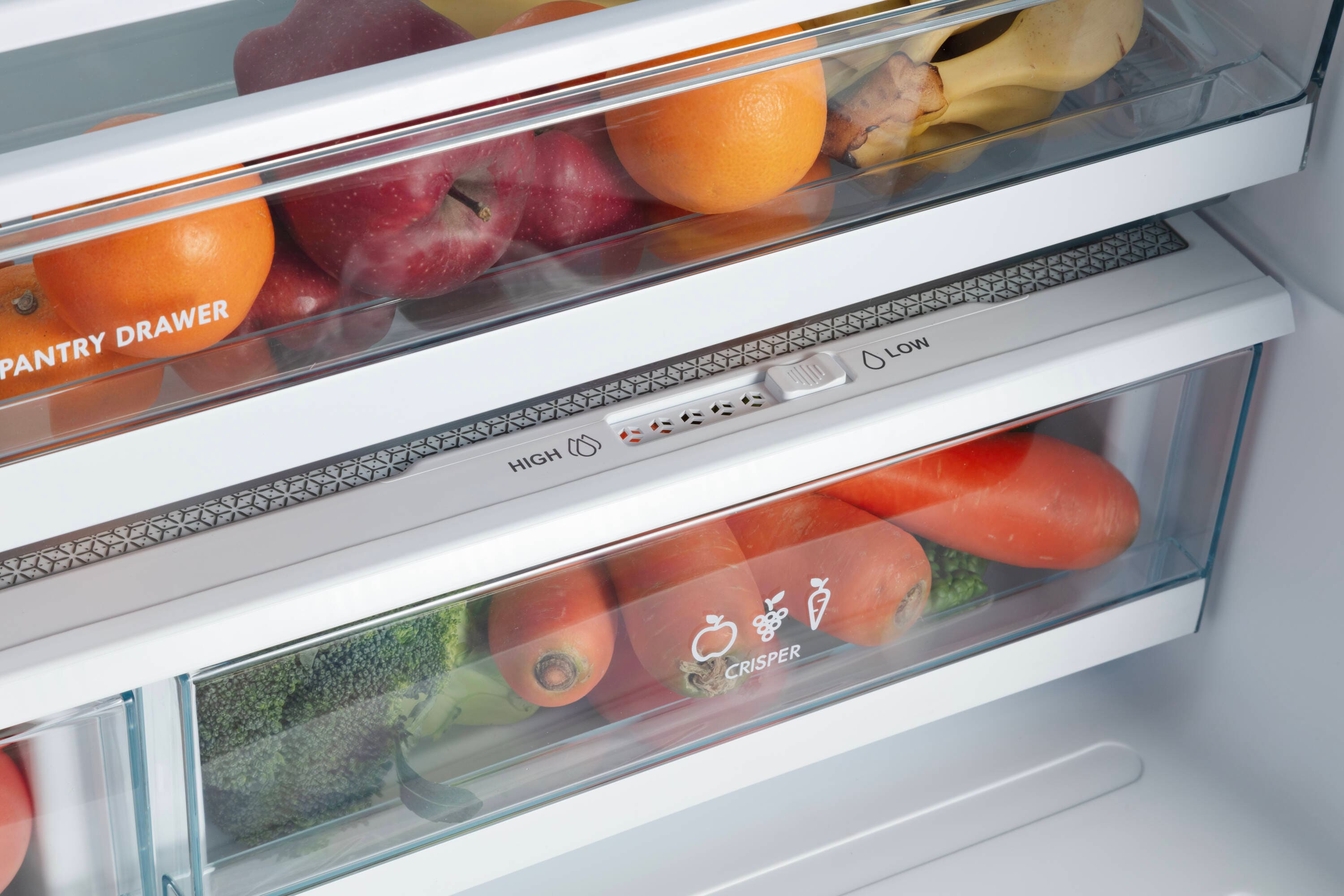 Refrigerador Francés de Puertas Triples Kenmore Counter-Depth de 20.3 pies cúbicos con fabricador de hielo (Acero Inoxidable) Certificado por ENERGY STAR 4675515