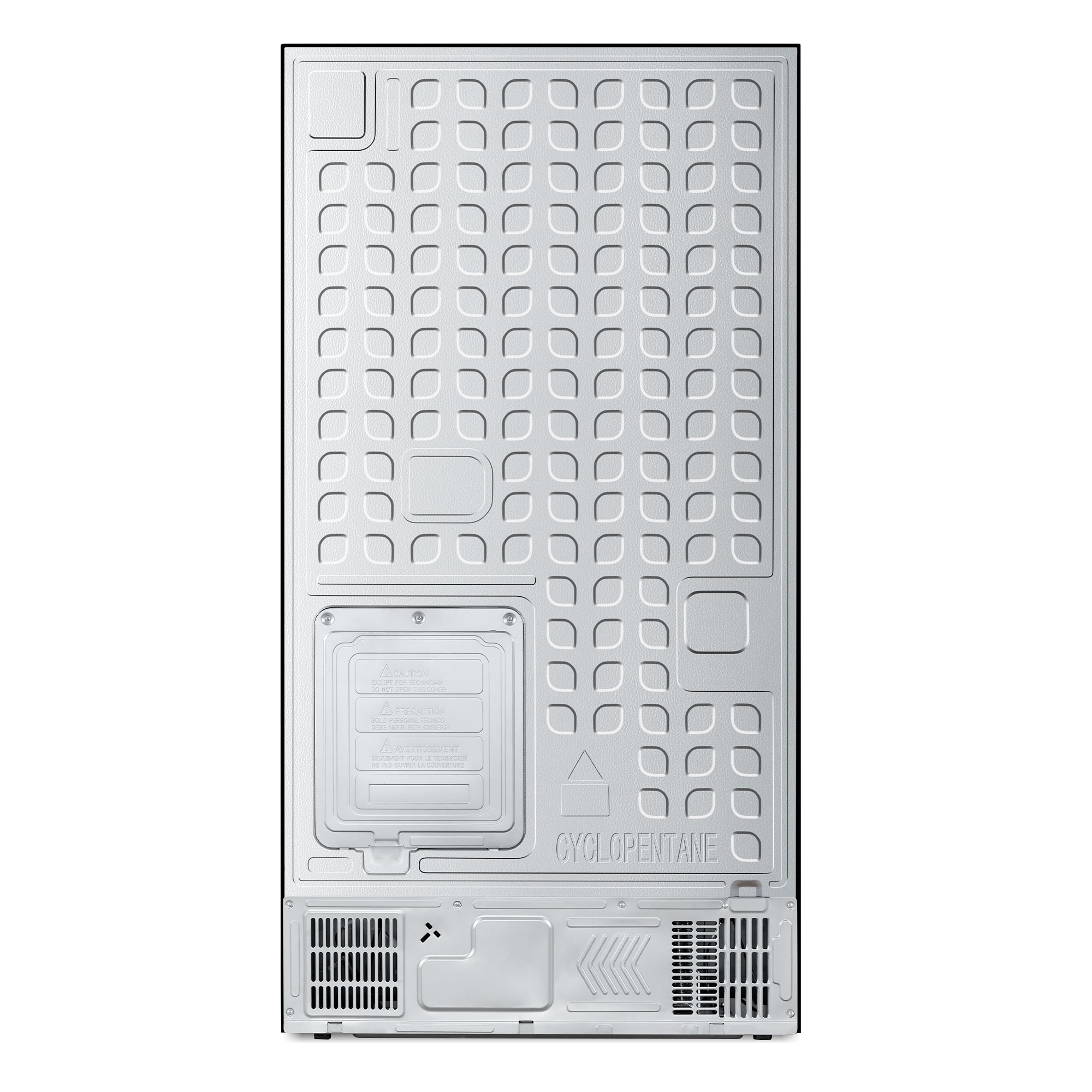 Refrigerador Francés de Puerta Triple de 22.4 pies cúbicos de Profundidad de Mostrador con Fabricador de Hielo y Dispensador de Agua (Acero Inoxidable) Certificado ENERGY STAR