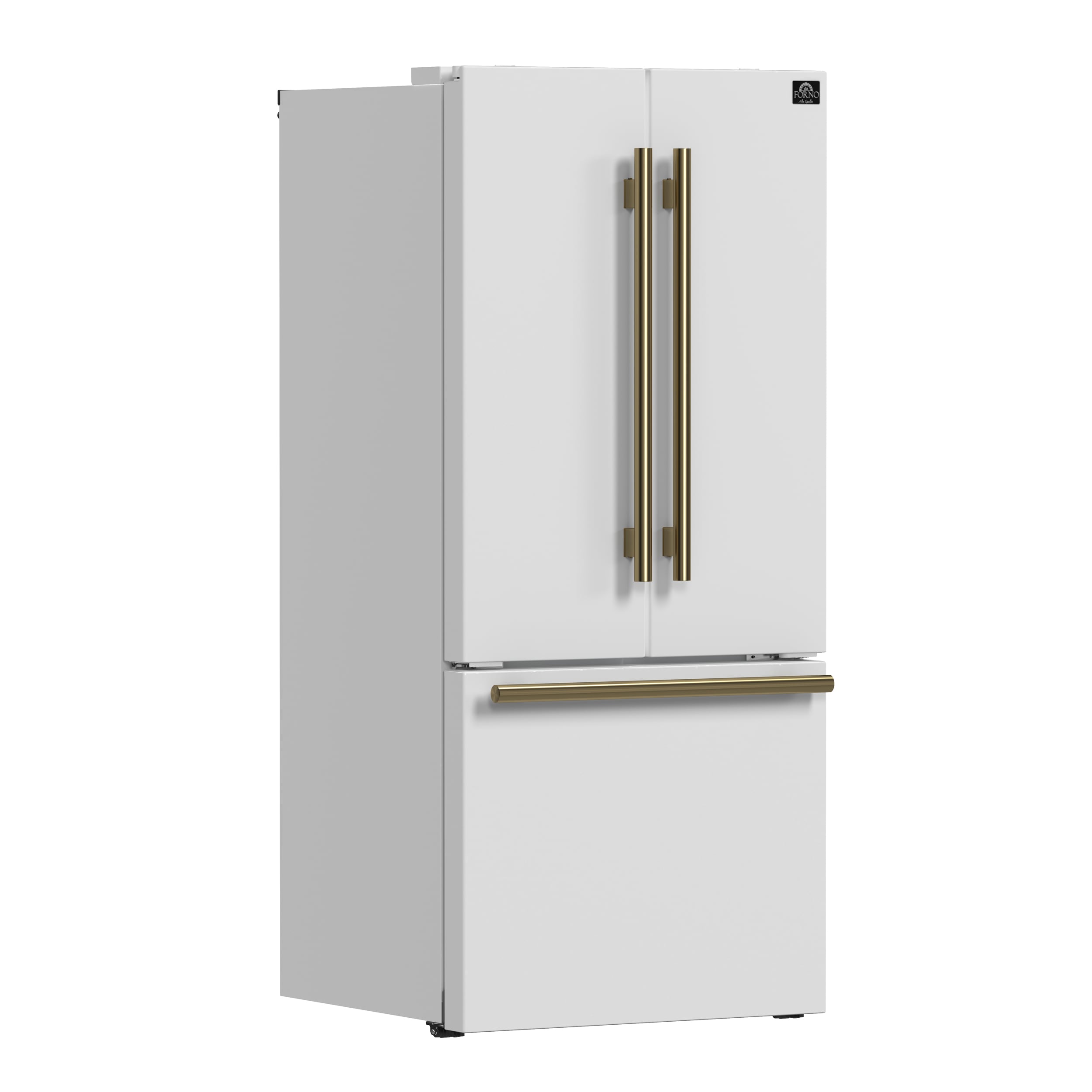 Refrigerador Francés de Puerta con Dispensador de Hielo "Gallipoli" de Espresso para Mostrador con 17.5 pies cúbicos de Capacidad y Certificación ENERGY STAR - Blanco