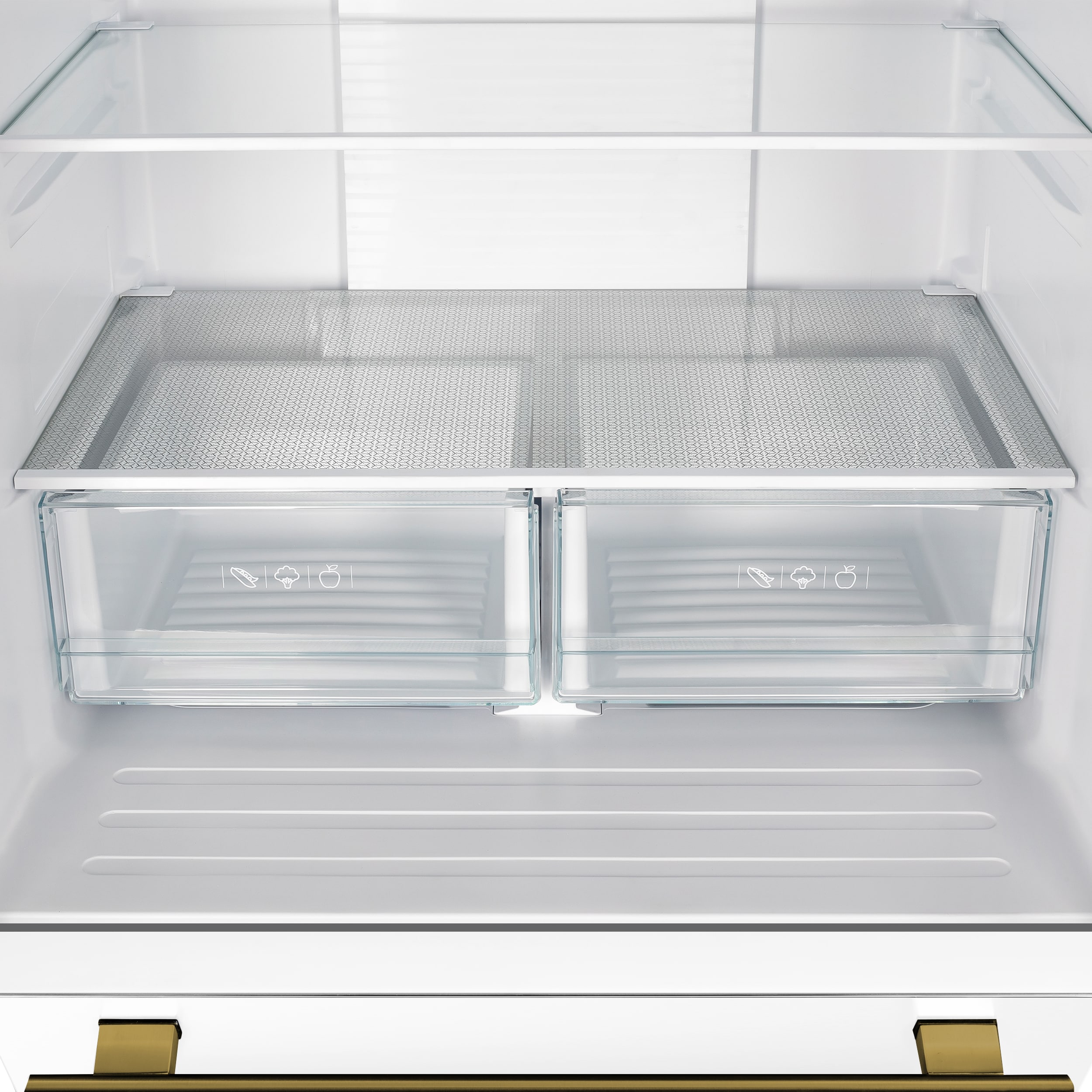 Refrigerador Francés de Puerta con Dispensador de Hielo "Gallipoli" de Espresso para Mostrador con 17.5 pies cúbicos de Capacidad y Certificación ENERGY STAR - Blanco