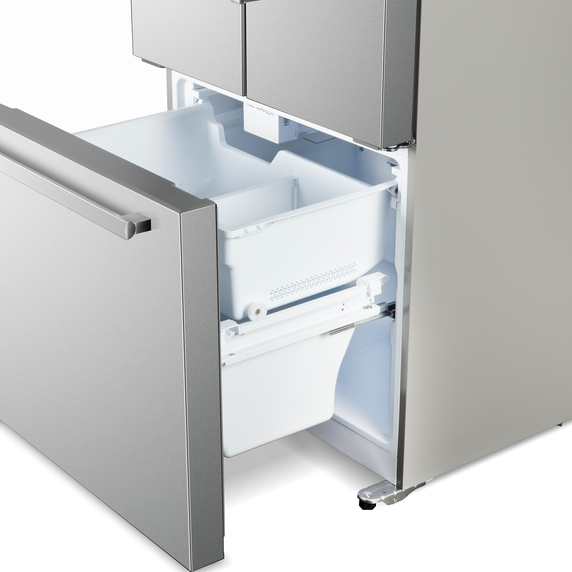 Refrigerador francés de puerta triple de 17.5 pies cúbicos de profundidad de mostrador con fabricador de hielo (acero inoxidable) certificado por ENERGY STAR COS-RFFV183GHS