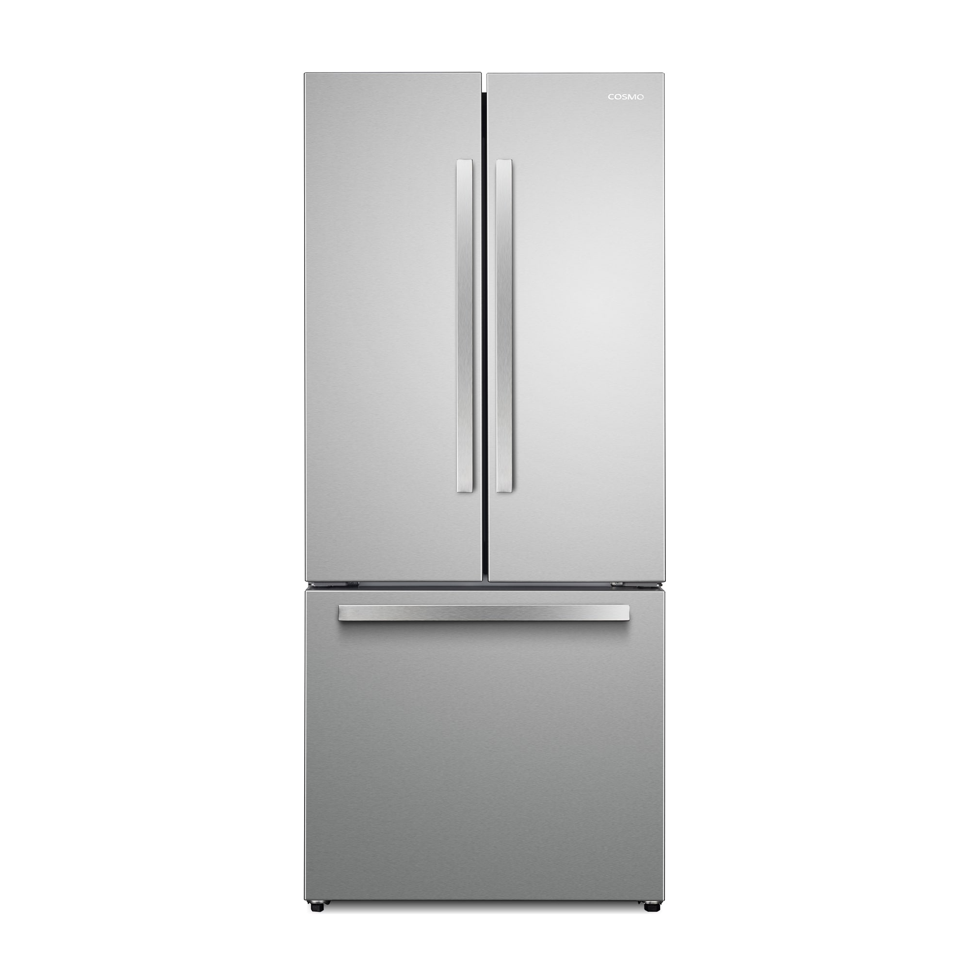 Refrigerador francés de puerta triple de 17.5 pies cúbicos de profundidad de mostrador con fabricador de hielo (acero inoxidable) certificado por ENERGY STAR COS-RFFV183GHS