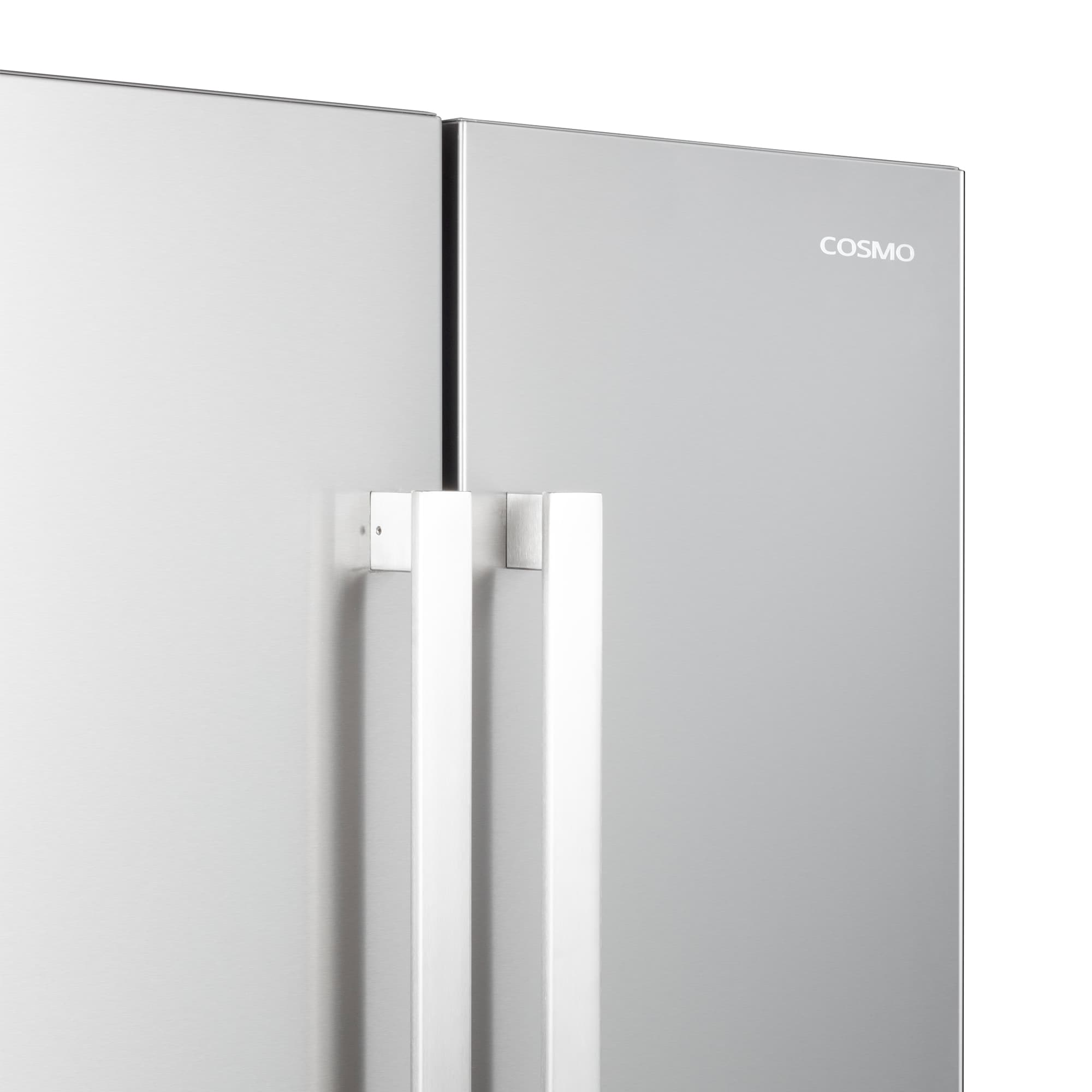 Refrigerador francés de puerta triple de 17.5 pies cúbicos de profundidad de mostrador con fabricador de hielo (acero inoxidable) certificado por ENERGY STAR COS-RFFV183GHS