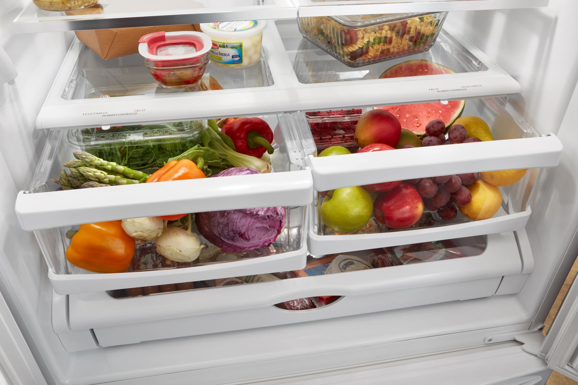 Refrigerador Francés de Puertas Triples con profundidad estándar de 22.1 pies cúbicos (Negro) Certificado ENERGY STAR