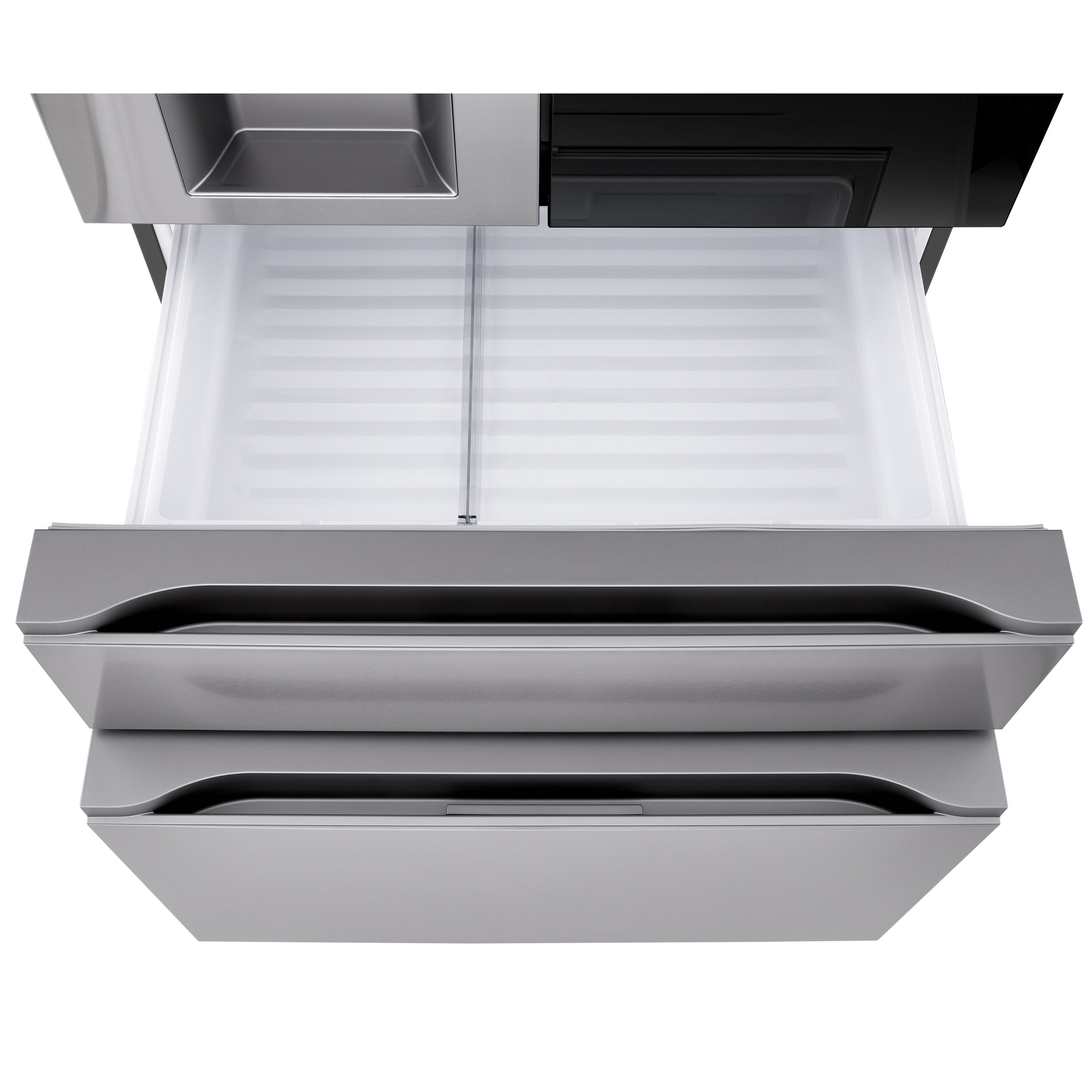 Refrigerador francés de 4 puertas LG InstaView MyColor de 28.6 pies cúbicos de profundidad estándar, con doble fabricador de hielo, dispensador de agua y hielo, y puerta dentro de puerta (Acero Inoxidable PrintProof), compatible con tecnología inteligente ENERGY STAR certificada LF29S8365S