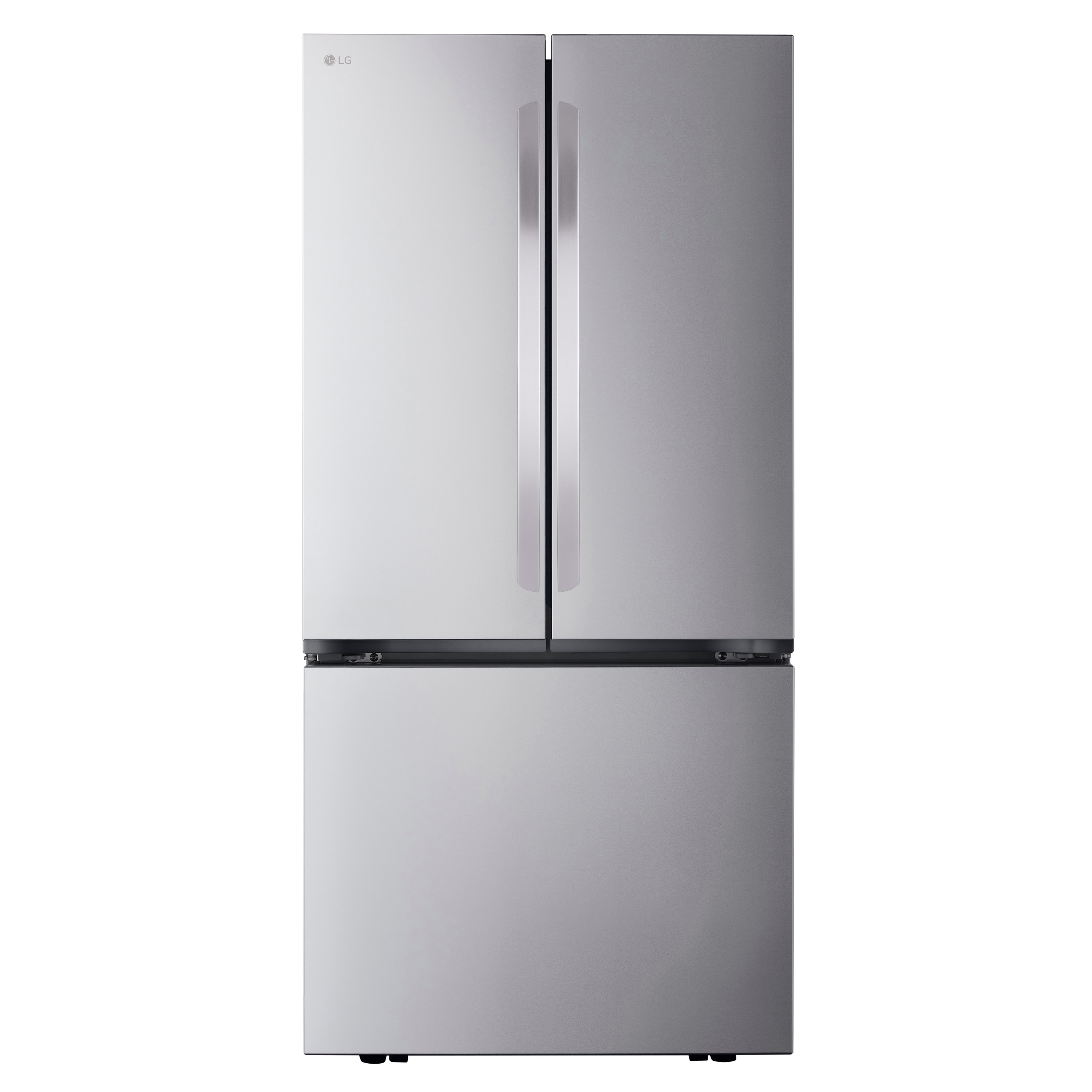 Refrigerador francés de 3 puertas LG de 20.8 pies cúbicos de profundidad de mostrador con máquina de hielo (Acero Inoxidable PrintProof) Certificado ENERGY STAR LF21G6200S