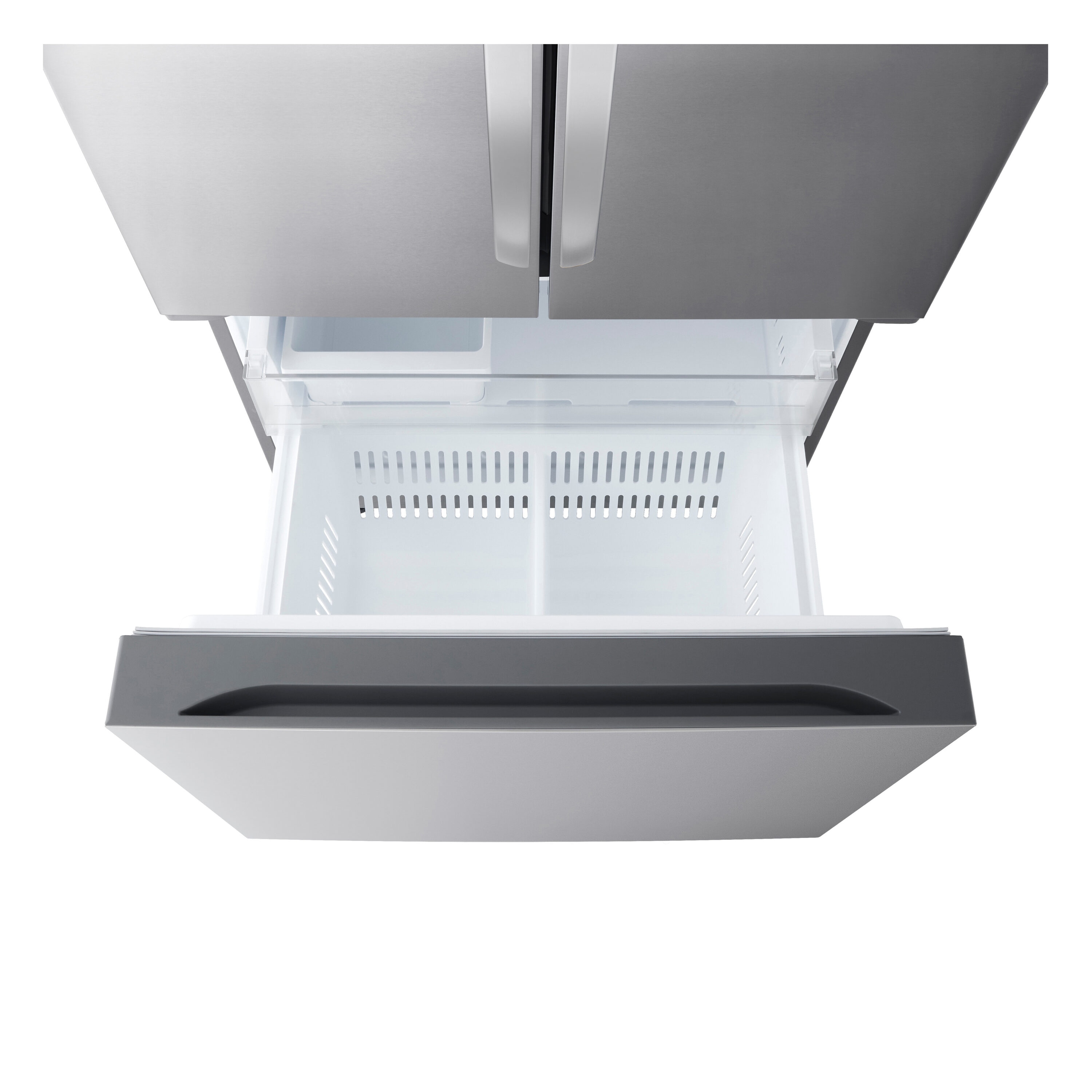 Refrigerador francés de 3 puertas LG de 20.8 pies cúbicos de profundidad de mostrador con máquina de hielo (Acero Inoxidable PrintProof) Certificado ENERGY STAR LF21G6200S
