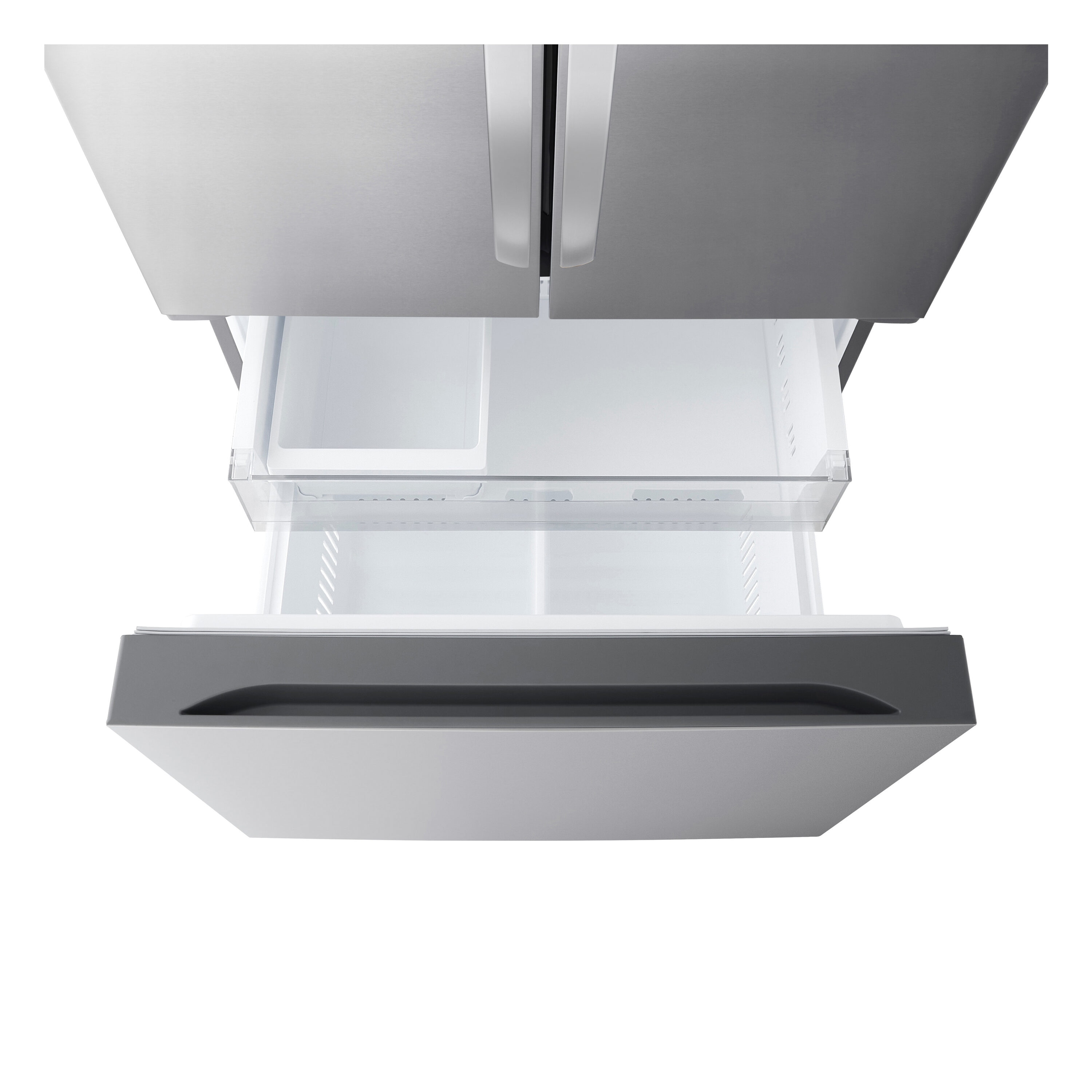 Refrigerador francés de 3 puertas LG de 20.8 pies cúbicos de profundidad de mostrador con máquina de hielo (Acero Inoxidable PrintProof) Certificado ENERGY STAR LF21G6200S