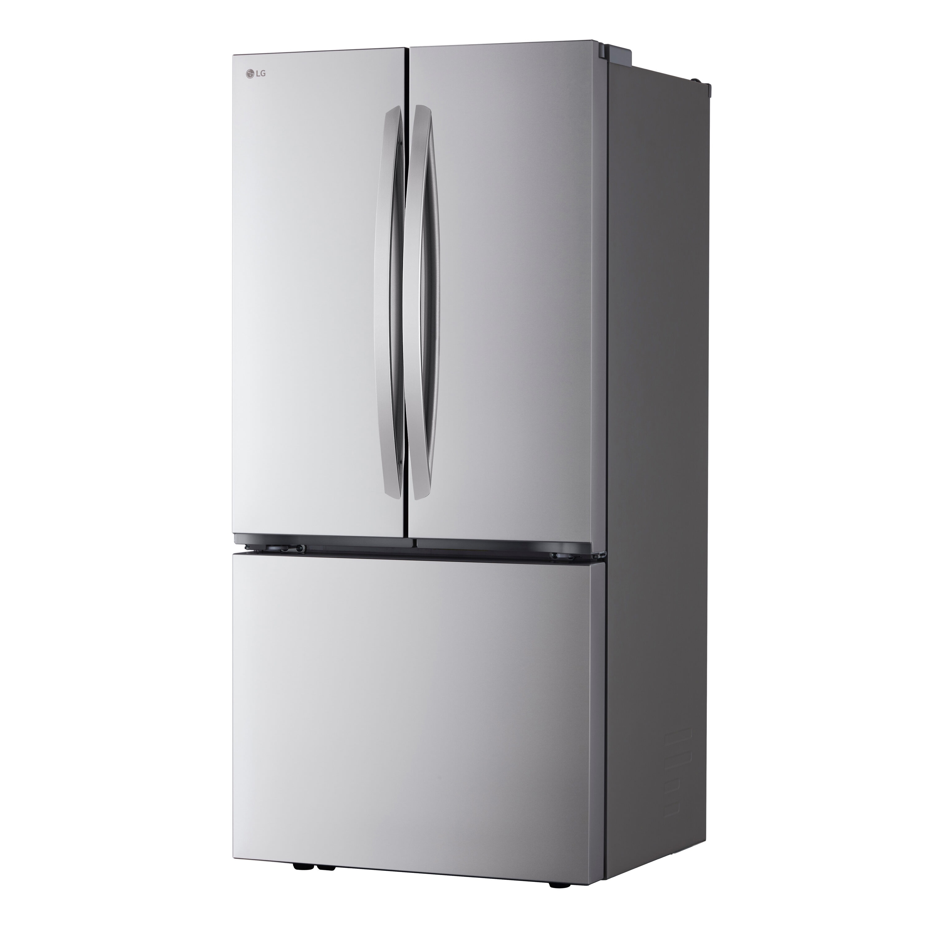 Refrigerador francés de 3 puertas LG de 20.8 pies cúbicos de profundidad de mostrador con máquina de hielo (Acero Inoxidable PrintProof) Certificado ENERGY STAR LF21G6200S