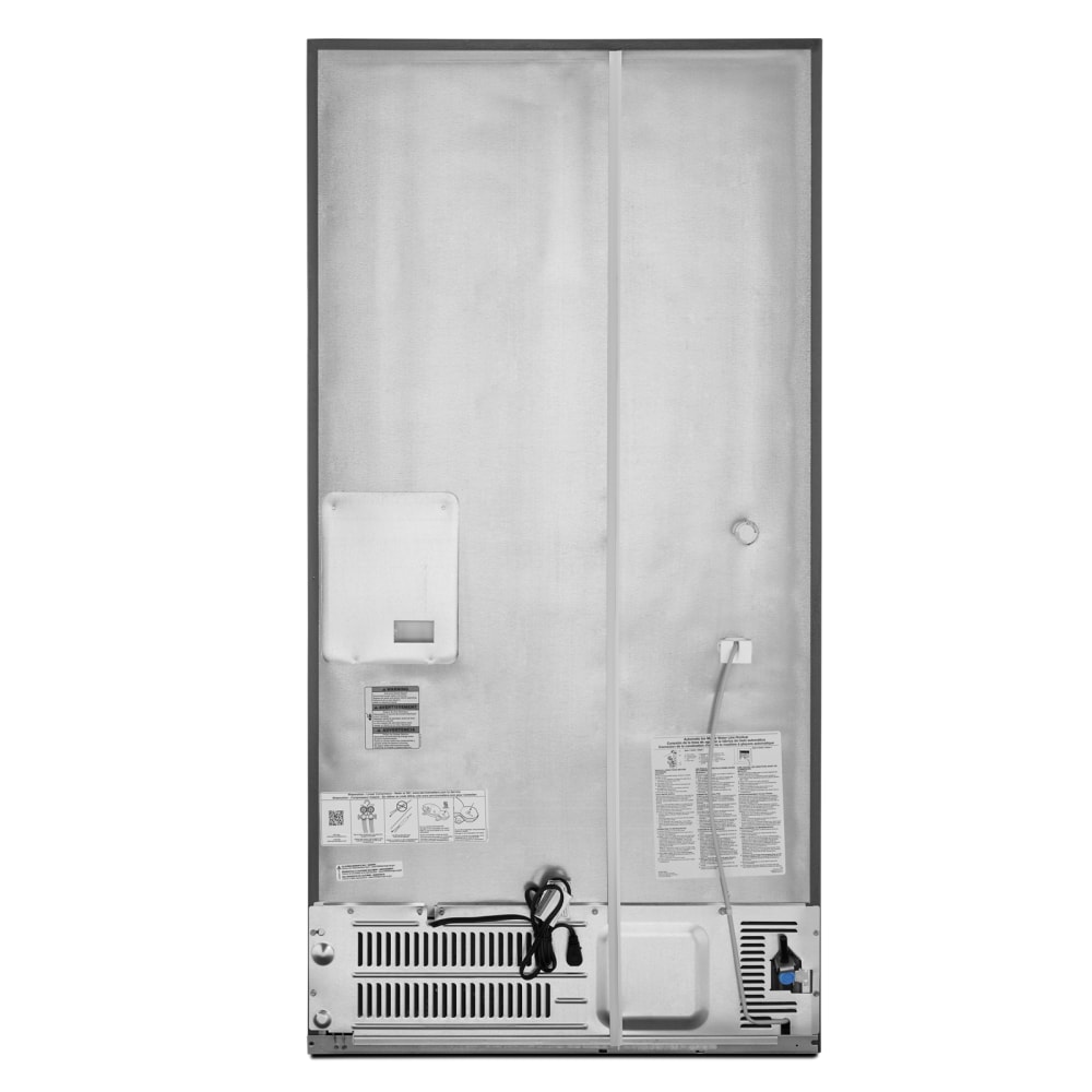 Refrigerador francés con dispensador de hielo y agua de 23.8 pies cúbicos con puerta francesa de 3 puertas y profundidad de mostrador de KitchenAid (Acero inoxidable con acabado PRINTSHIELD) KRFC704FPS