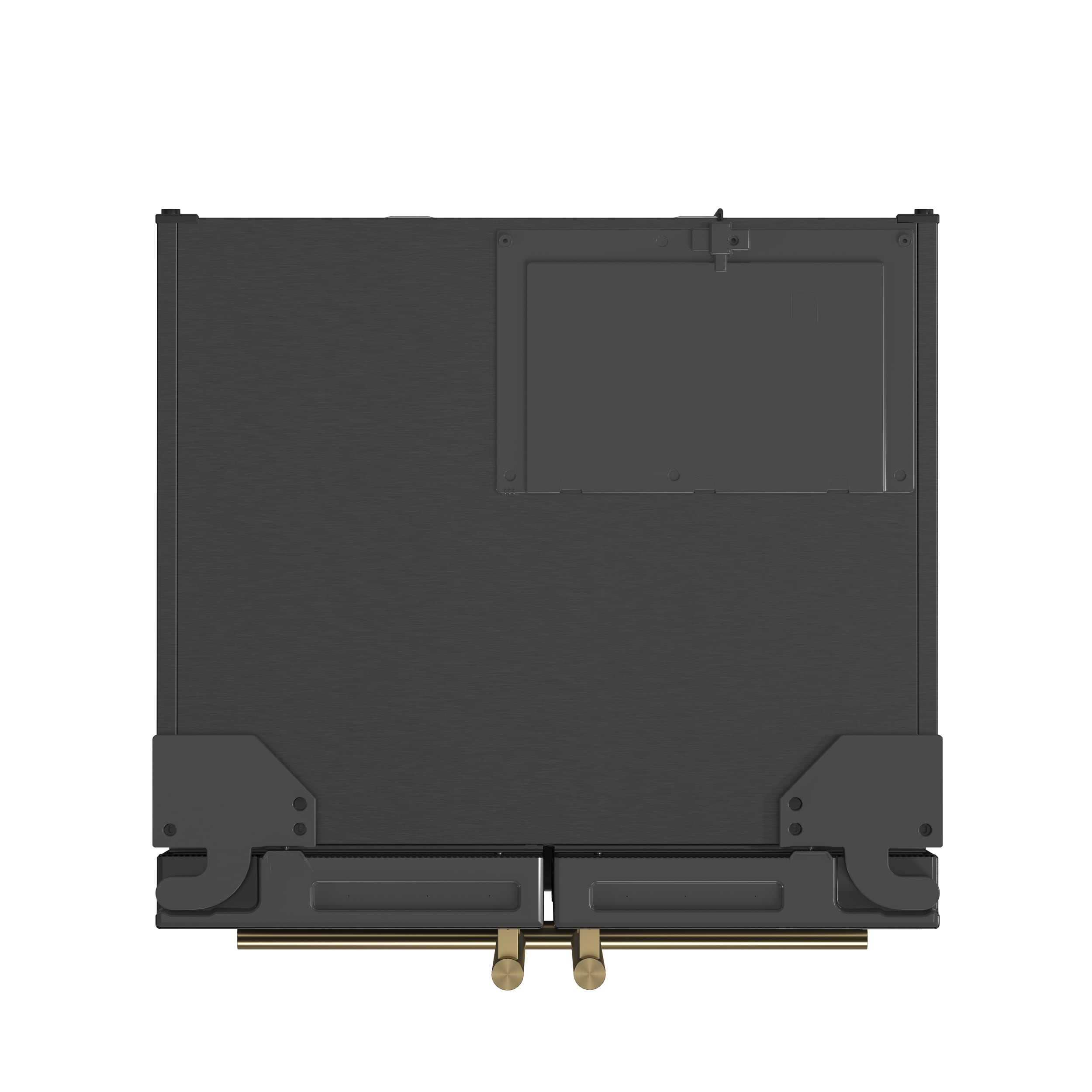 Refrigerador francés de puertas triples de 17.5 pies cúbicos con máquina de hielo y dispensador de hielo, color negro - Certificado ENERGY STAR