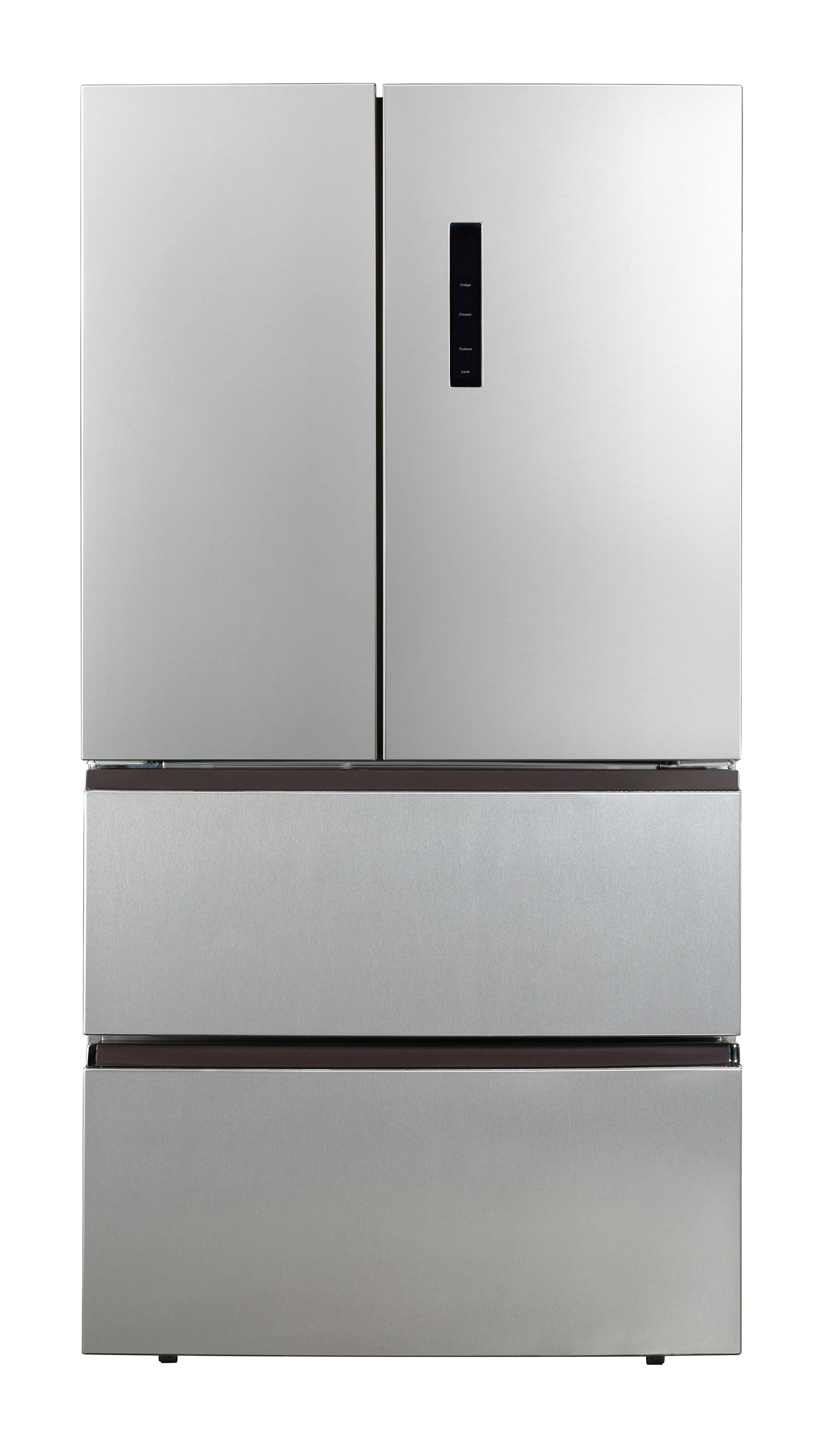 Refrigerador de Puerta Francesa de 3 Puertas con Profundidad de Mostrador de Hamilton Beach (Acero Inoxidable) Certificado ENERGY STAR HZ4051