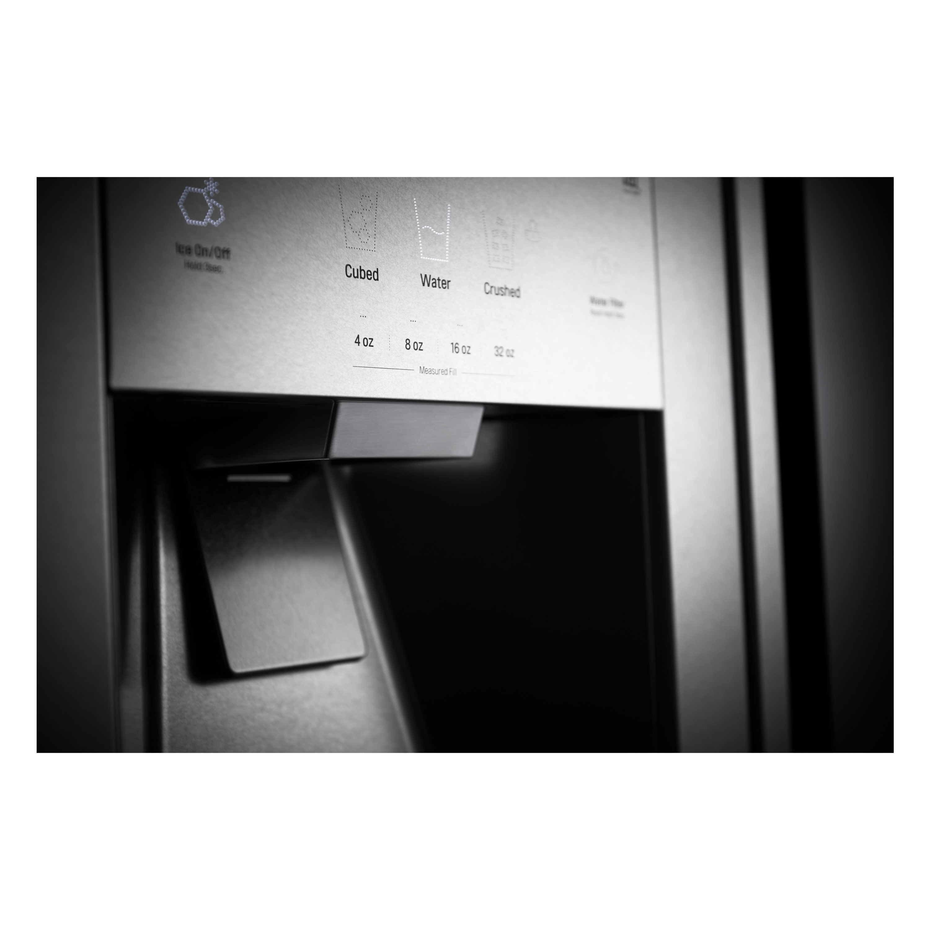 Refrigerador de puertas francesas LG SIGNATURE Counter-Depth InstaView de 22.8 pies cúbicos con fabricador de hielo, dispensador de agua y hielo, y puerta dentro de puerta (Acero Texturizado) compatible con tecnología inteligente de 4 puertas y certificado ENERGY STAR URNTC2306N