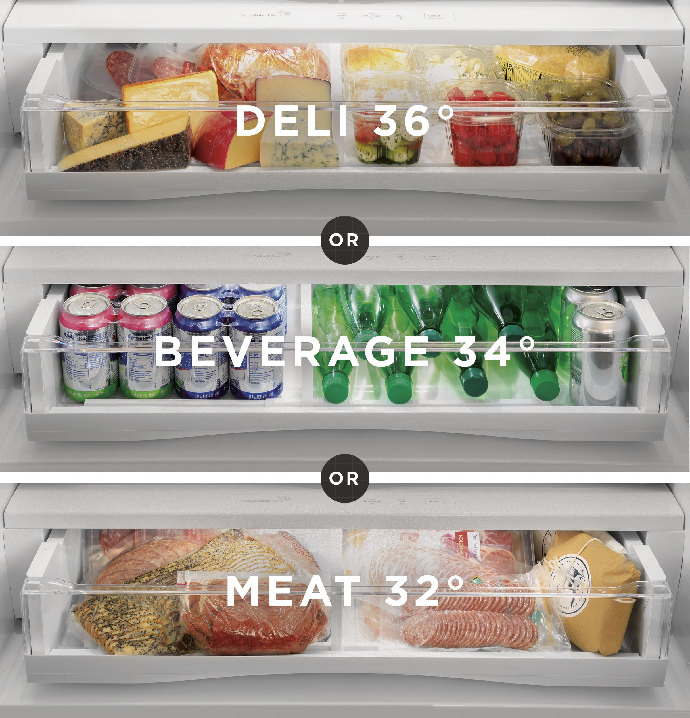 Refrigerador Francés de Tres Puertas con Dispensador de Agua y Hielo (Negro Acero Inoxidable) Certificado por ENERGY STAR - Modelo GE Profile con Capacidad Estándar de 27.8 pies cúbicos