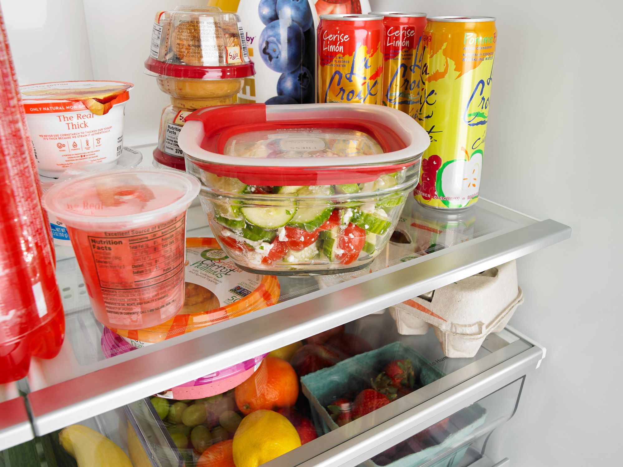 Refrigerador Francés de 4 Puertas de 26.2 pies cúbicos de Profundidad Estándar con Fabricador de Hielo, Dispensador de Agua y Hielo (Acero Inoxidable Negro Resistente a las Huellas Dactilares)