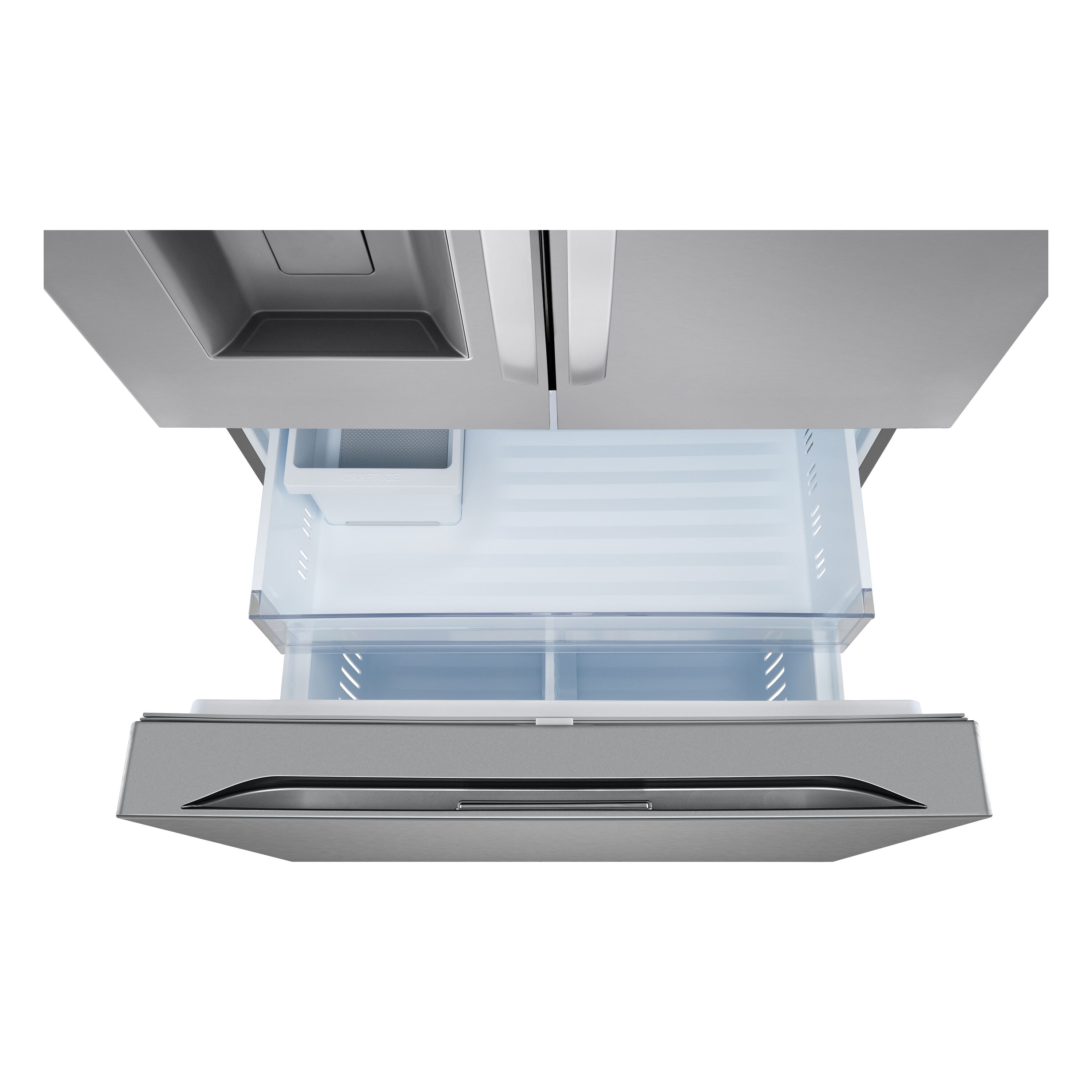 Refrigerador de puertas francesas LG con fabricador de hielo artesanal en el congelador de profundidad estándar de 30.7 pies cúbicos con dispensador de agua y hielo (Acero inoxidable) Compatible con Smart ENERGY STAR Certificado LL31H6530S