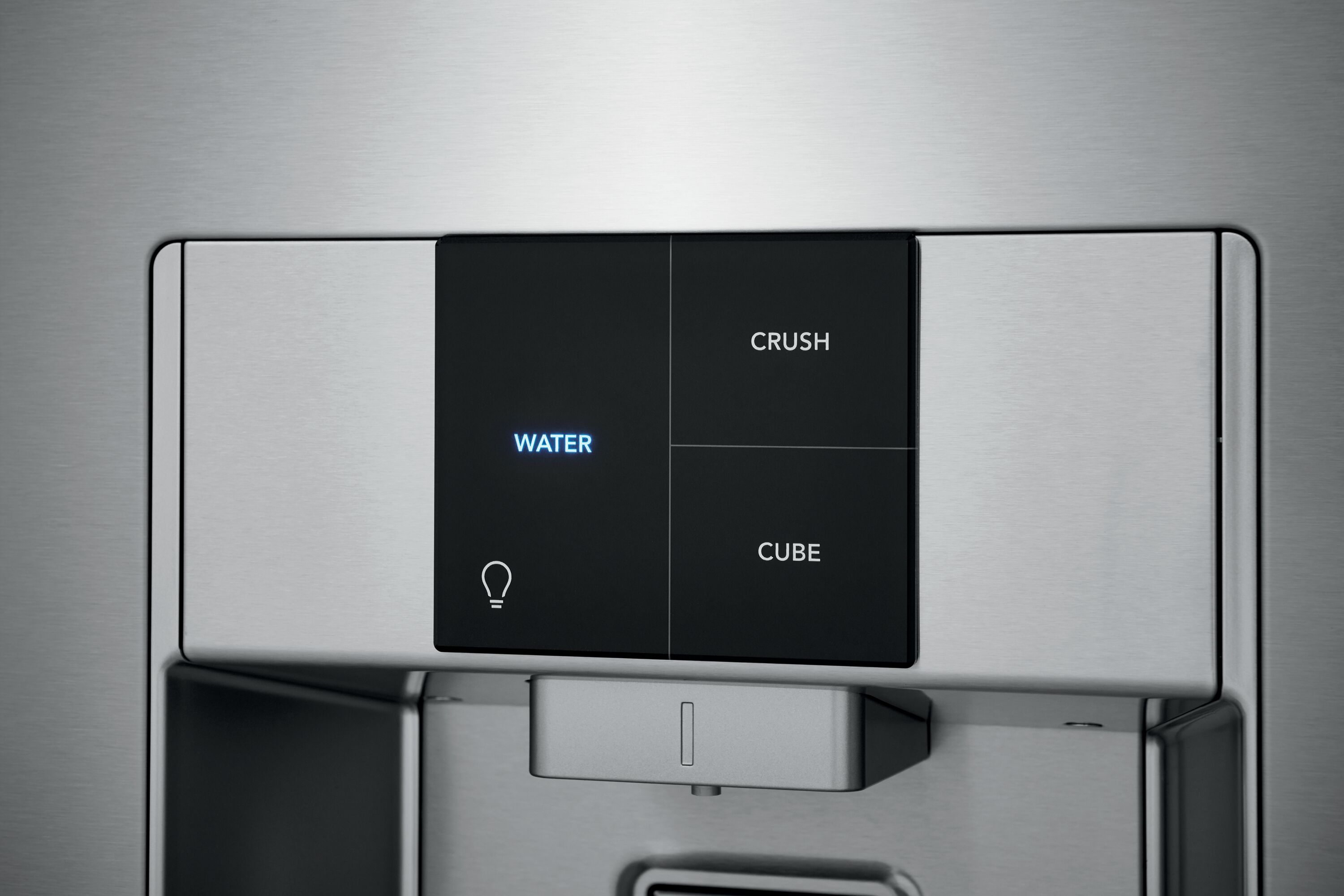 Refrigerador Francés de Puerta Doble de 4 Puertas Profesional de Frigidaire con Capacidad de 21.4 pies cúbicos y Fabricador de Hielo Doble con Dispensador de Agua y Hielo (Acero Inoxidable Anti-Huellas) Certificado por ENERGY STAR
