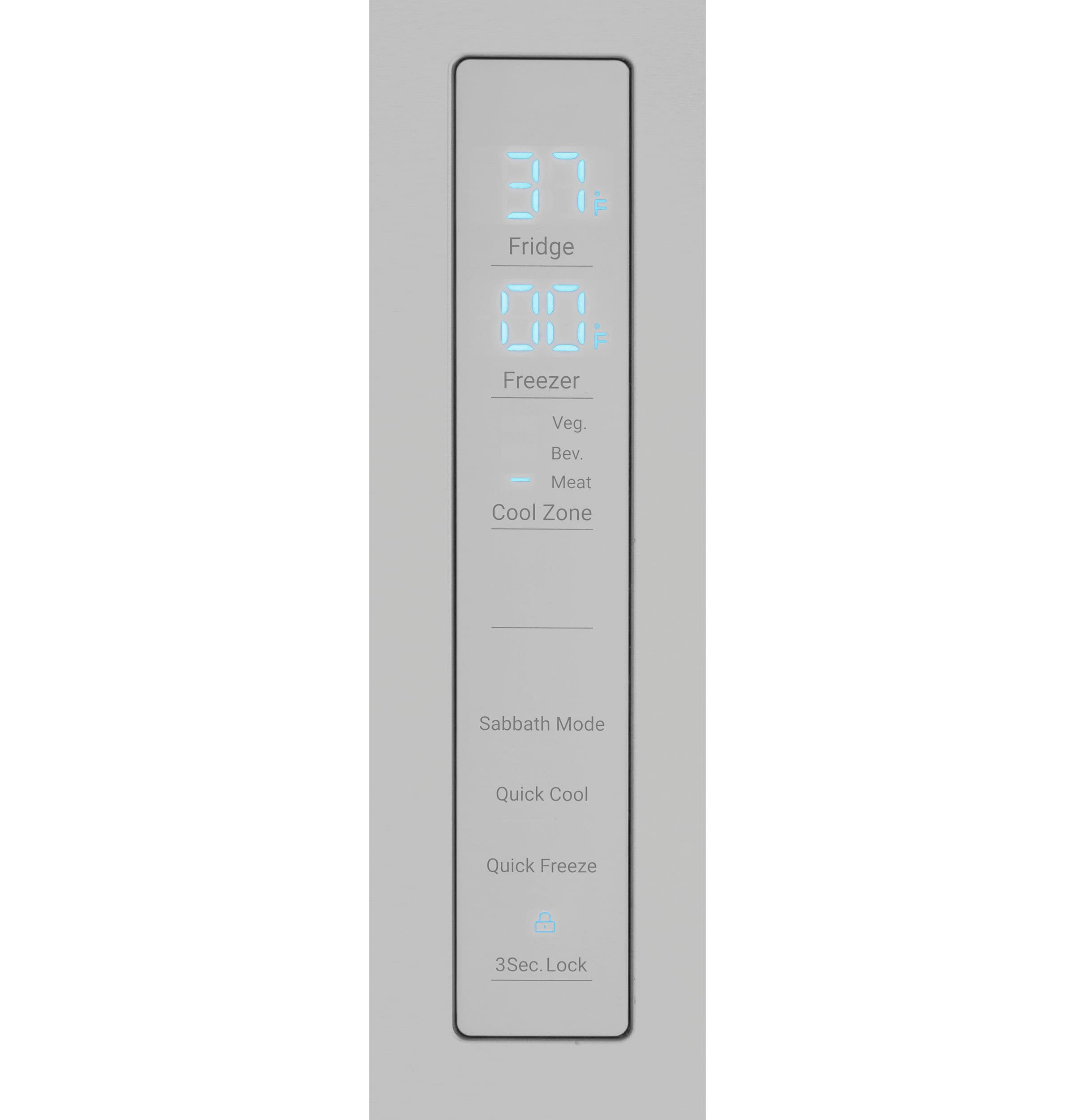 Refrigerador de puertas francesas de 4 puertas Haier Counter-Depth de 14.5 pies cúbicos opcional (se vende por separado) (Acero inoxidable) QJS15HYRFS