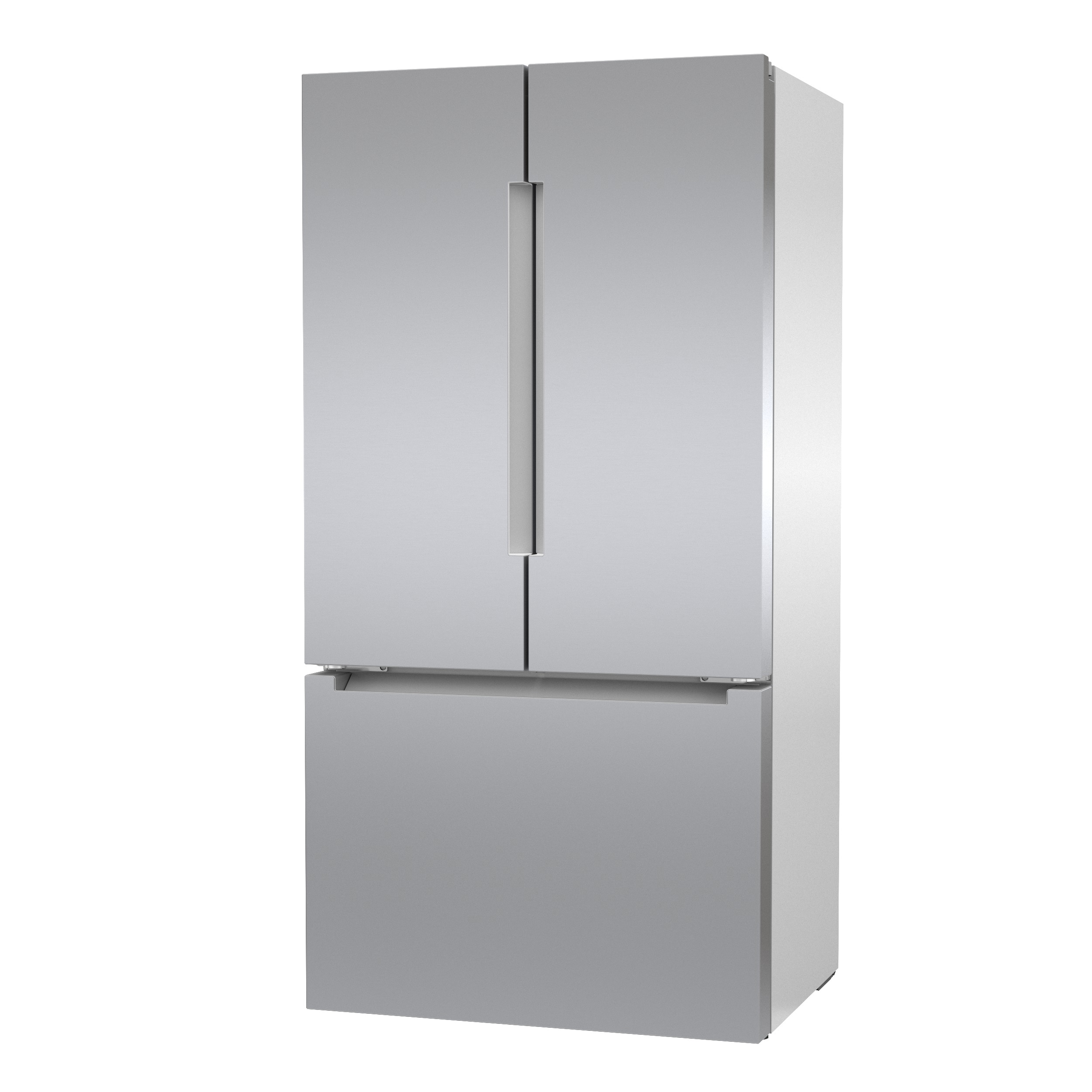 Refrigerador Francés de Puertas Dobles Inteligente Compatible con Smart, para Profundidad de Mostrador de 22 pies cúbicos, con Fabricador de Hielo y Dispensador de Hielo ( Acero Inoxidable ) Certificado ENERGY STAR de Bosch B36CT81ENS