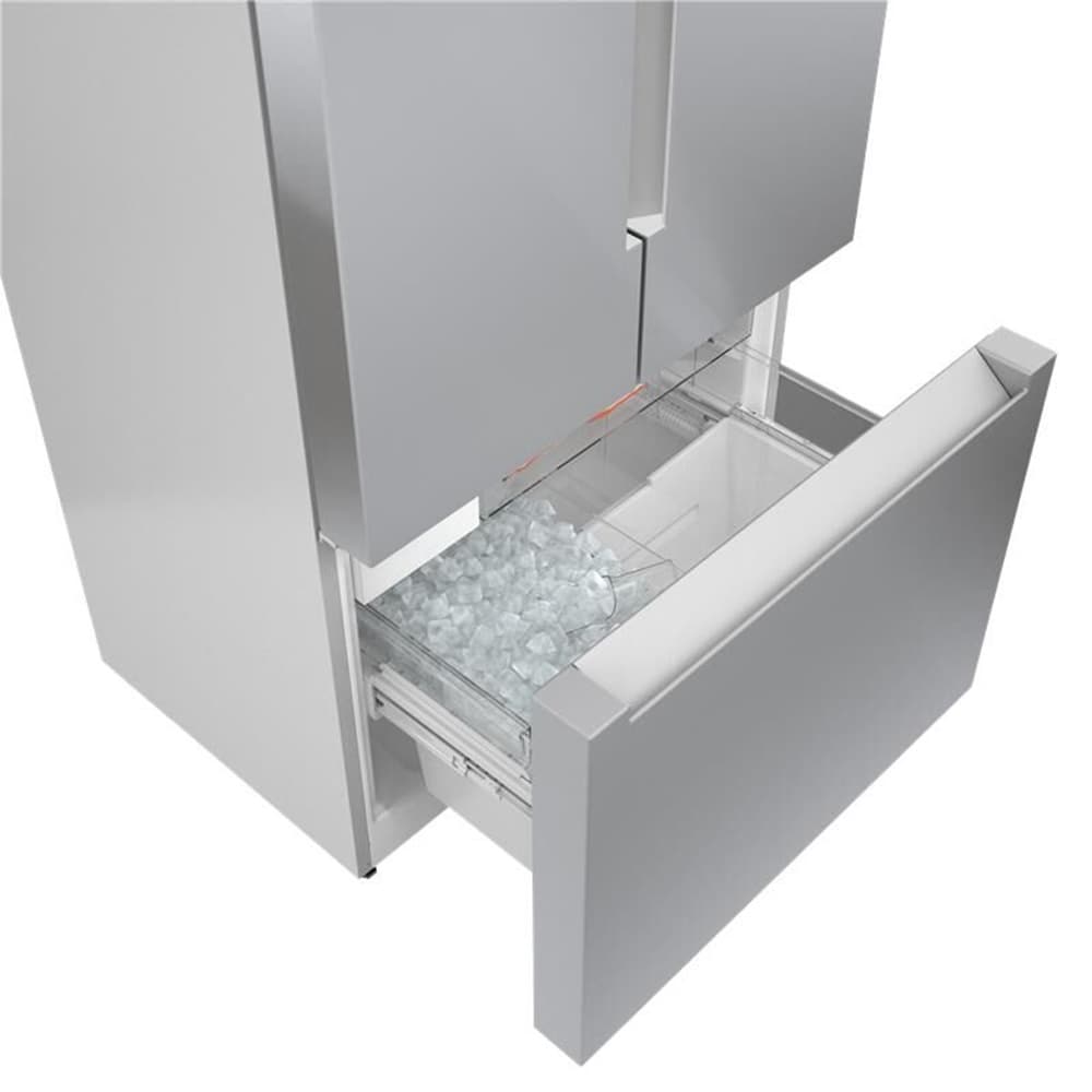 Refrigerador Francés de Puertas Dobles Inteligente Compatible con Smart, para Profundidad de Mostrador de 22 pies cúbicos, con Fabricador de Hielo y Dispensador de Hielo ( Acero Inoxidable ) Certificado ENERGY STAR de Bosch B36CT81ENS