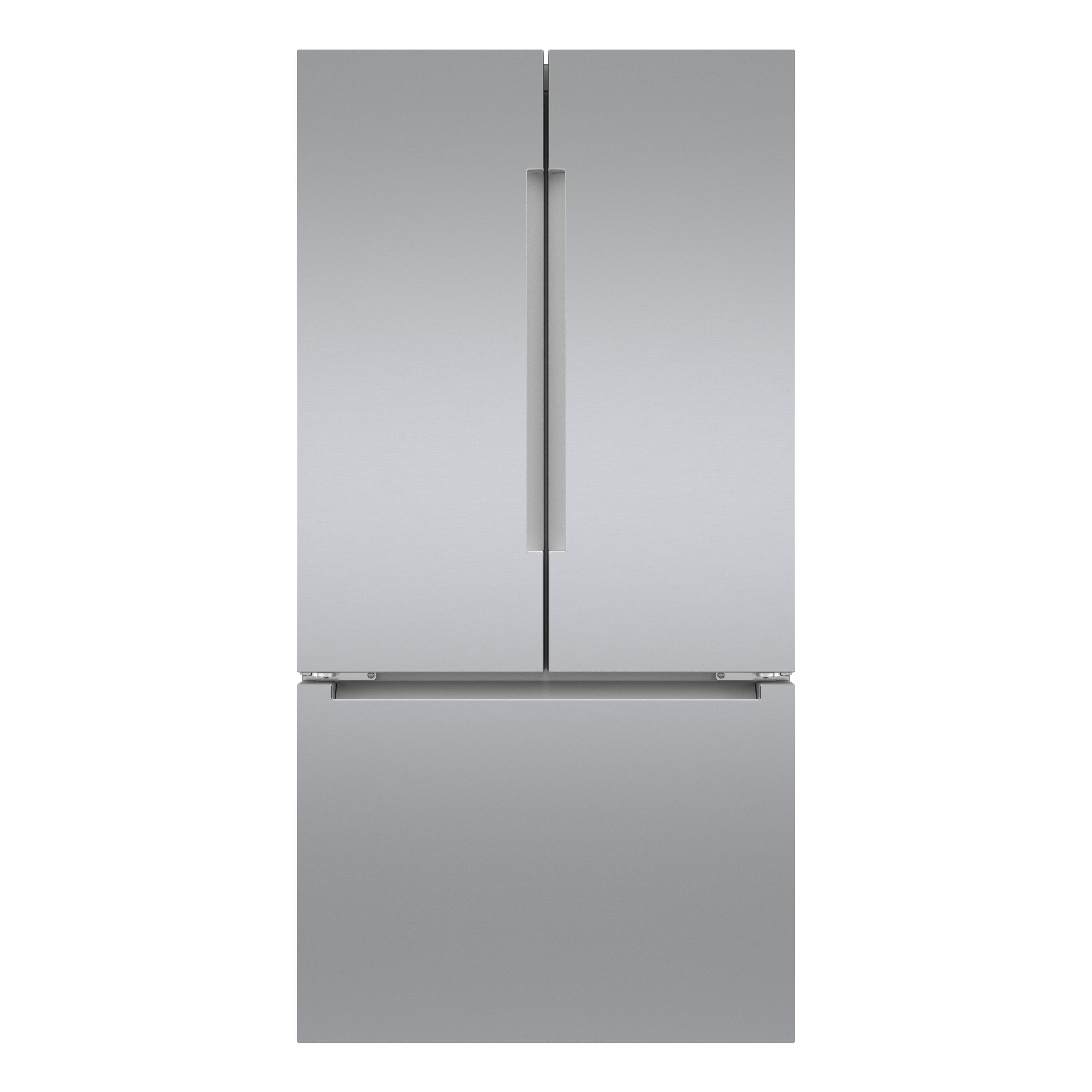 Refrigerador Francés de Puertas Dobles Inteligente Compatible con Smart, para Profundidad de Mostrador de 22 pies cúbicos, con Fabricador de Hielo y Dispensador de Hielo ( Acero Inoxidable ) Certificado ENERGY STAR de Bosch B36CT81ENS