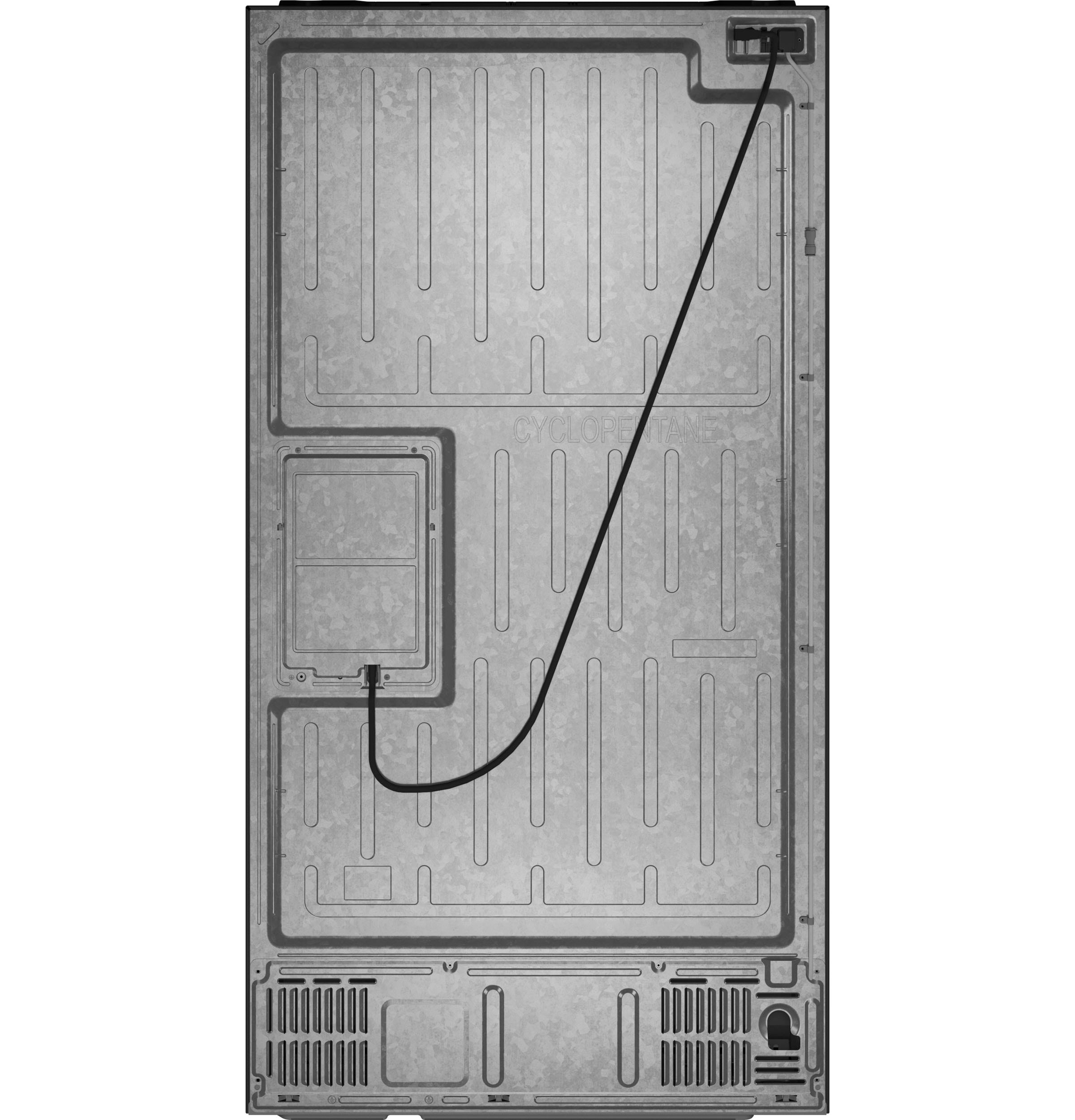 Refrigerador francés de puertas inteligente con fabricador de hielo y dispensador de agua y hielo - Acero inoxidable, 22.3 pies cúbicos, certificado ENERGY STAR
