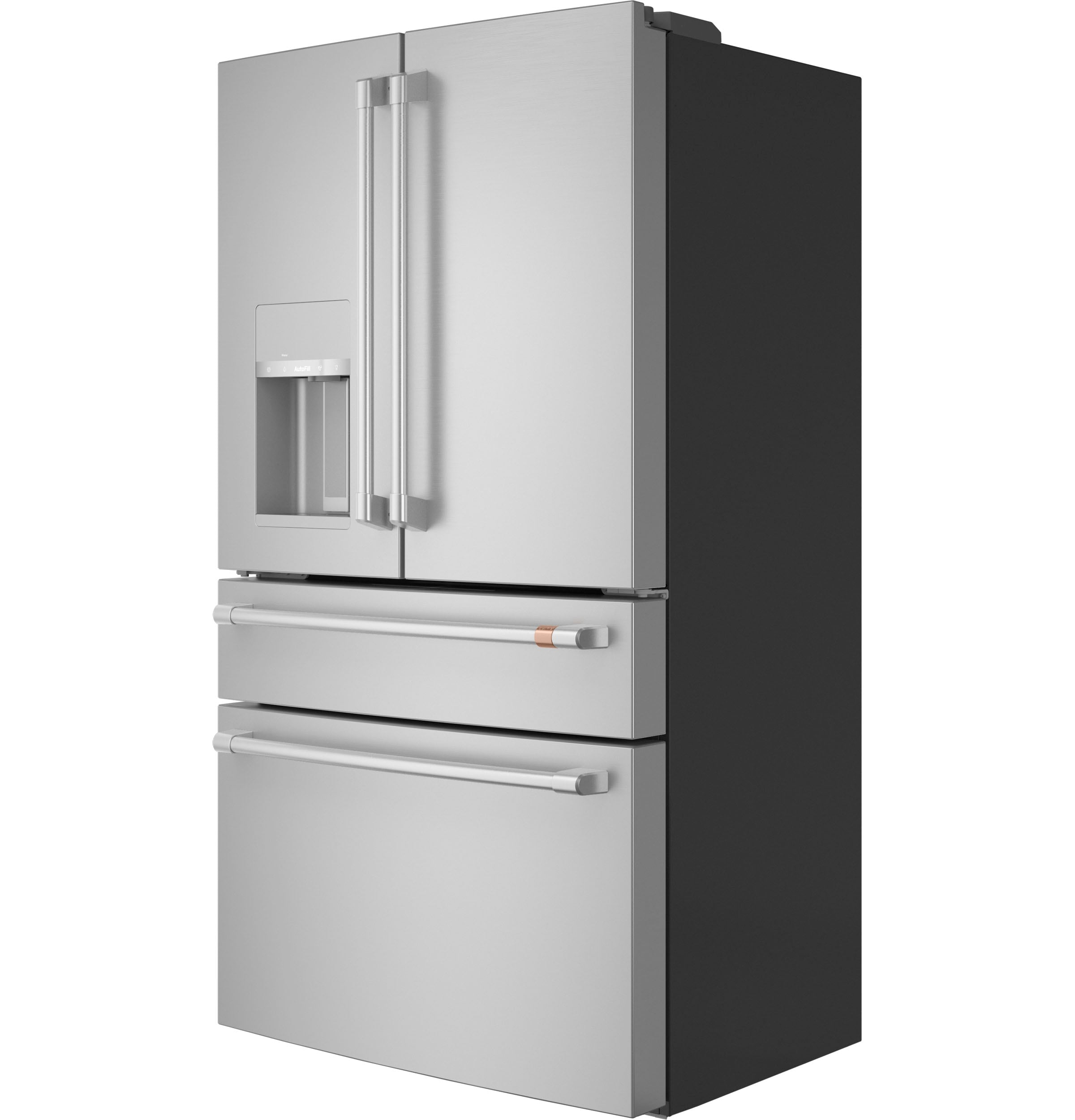 Refrigerador francés de puertas inteligente con fabricador de hielo y dispensador de agua y hielo - Acero inoxidable, 22.3 pies cúbicos, certificado ENERGY STAR