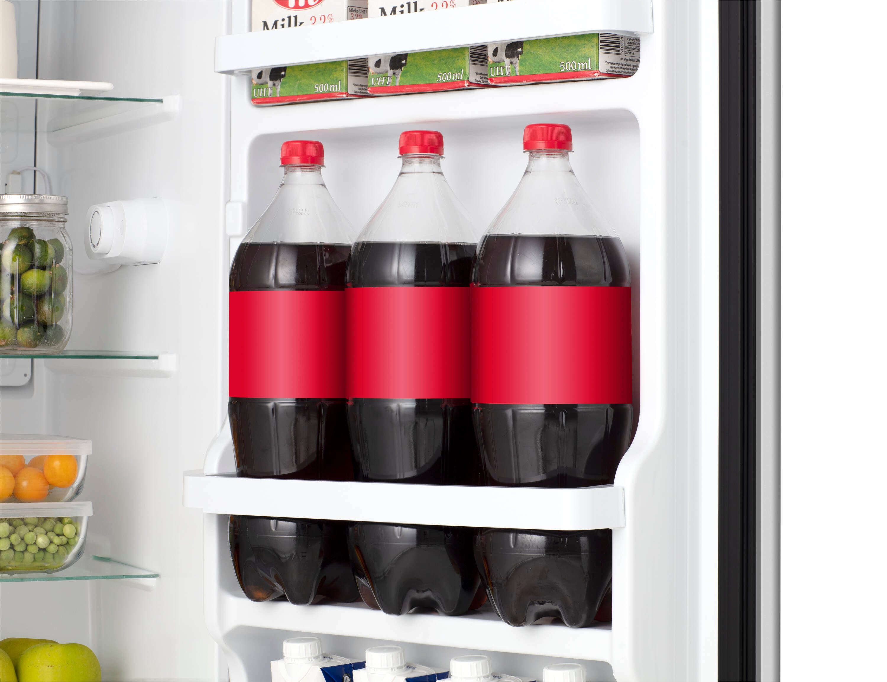 Refrigerador Mini Hisense de 4.4 pies cúbicos (Plata) con certificación ENERGY STAR HRC044AVE