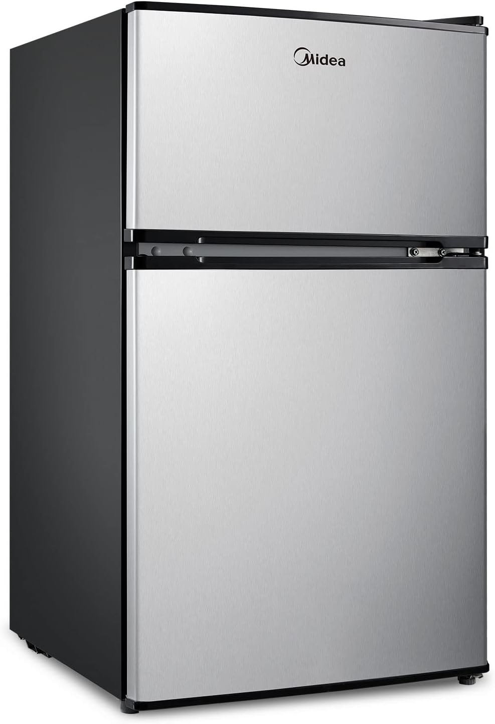 Refrigerador pequeño de 3.1 pies cúbicos con congelador (Acero inoxidable) WHD-113FSS1 de Midea