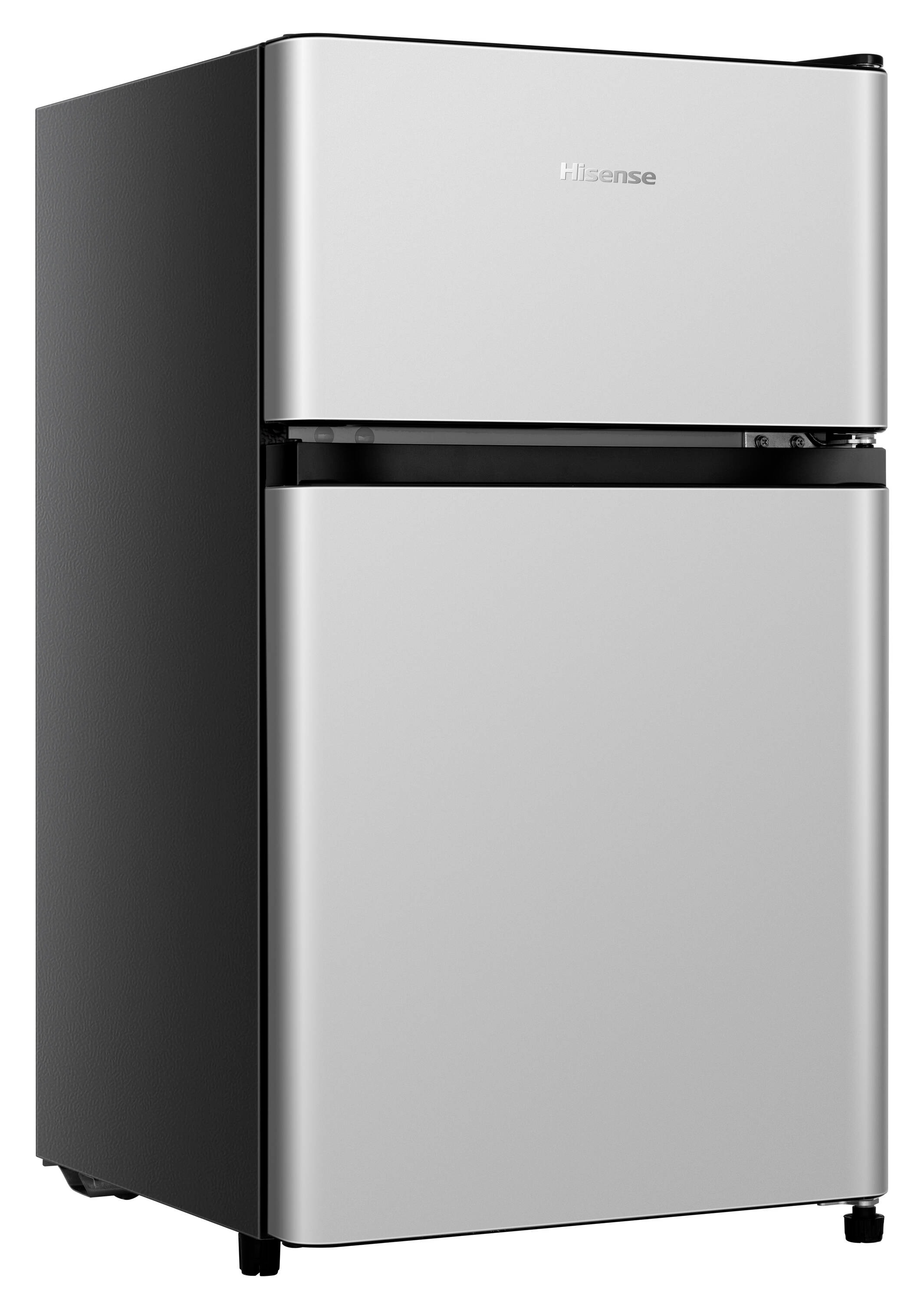 Refrigerador de 3.1 pies cúbicos con congelador (plateado) ENERGY STAR Hisense HRT031AVE