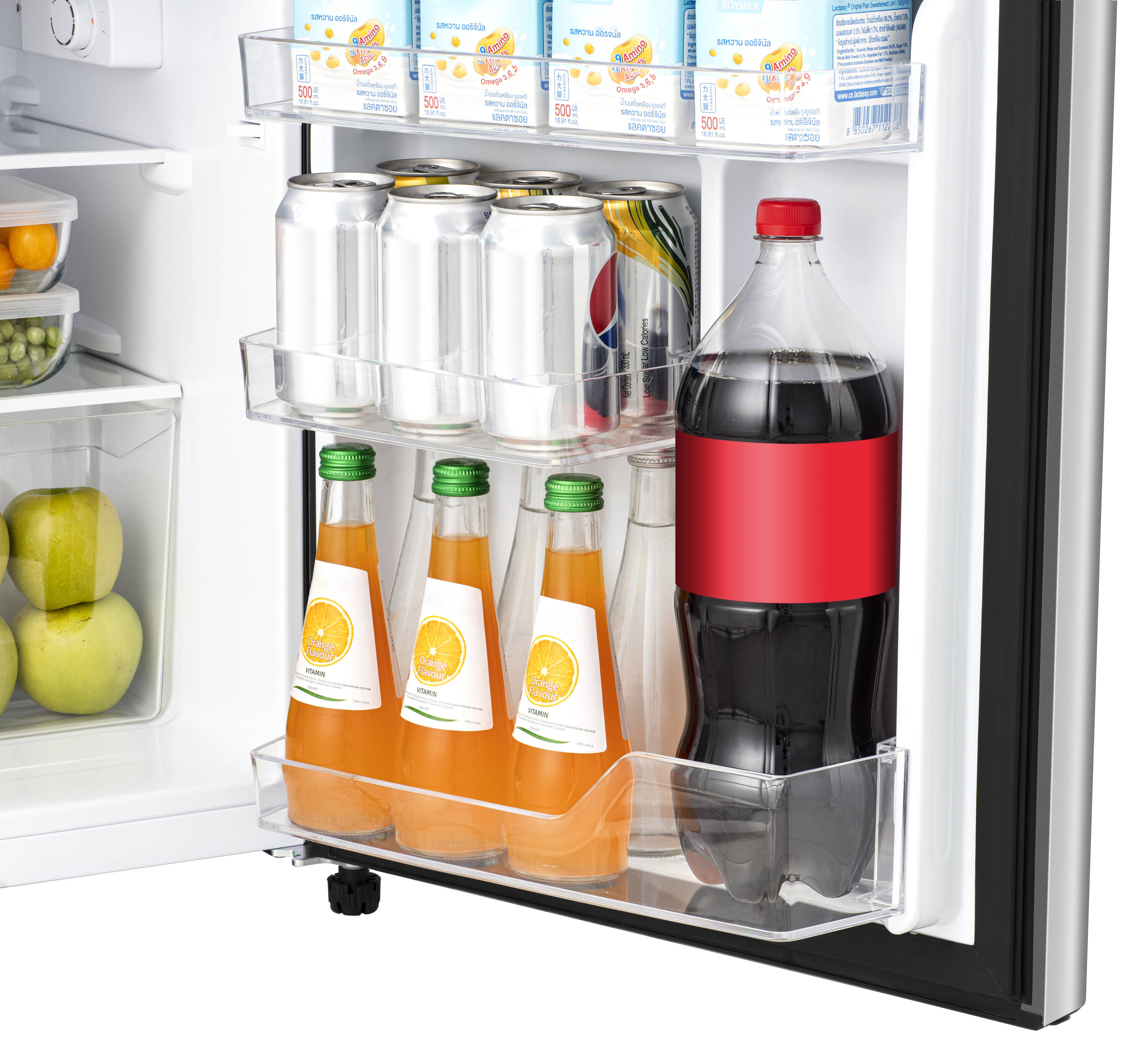 Refrigerador de 3.1 pies cúbicos con congelador (plateado) ENERGY STAR Hisense HRT031AVE